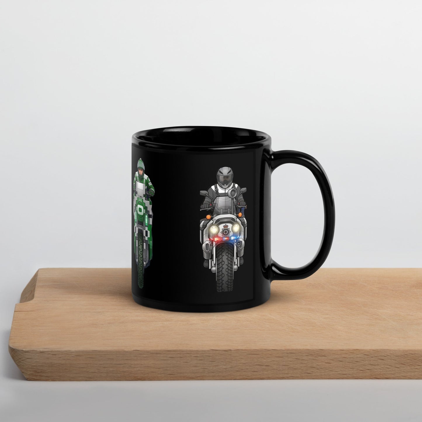 16 Bit Coffee Mug - str8 off the streets of Muthaphukkin Radford - Hip-Hop Biker Gear - exclusive designs by SoloMCs.com