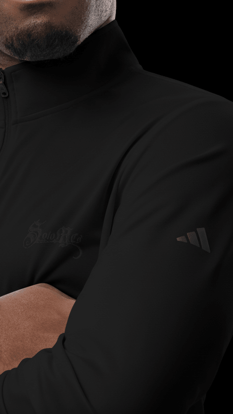 Collab Studio - Solo MCs \ Adidas Blackout Top - str8 off the streets of Muthaphukkin Radford - Hip-Hop Biker Gear - exclusive designs by SoloMCs.com