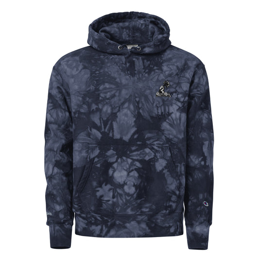 Collab Studio - Solo MCs \ Champion Smoked Out Hoodie Navy - str8 off the streets of Muthaphukkin Radford - Hip-Hop Biker Gear - exclusive designs by SoloMCs.com
