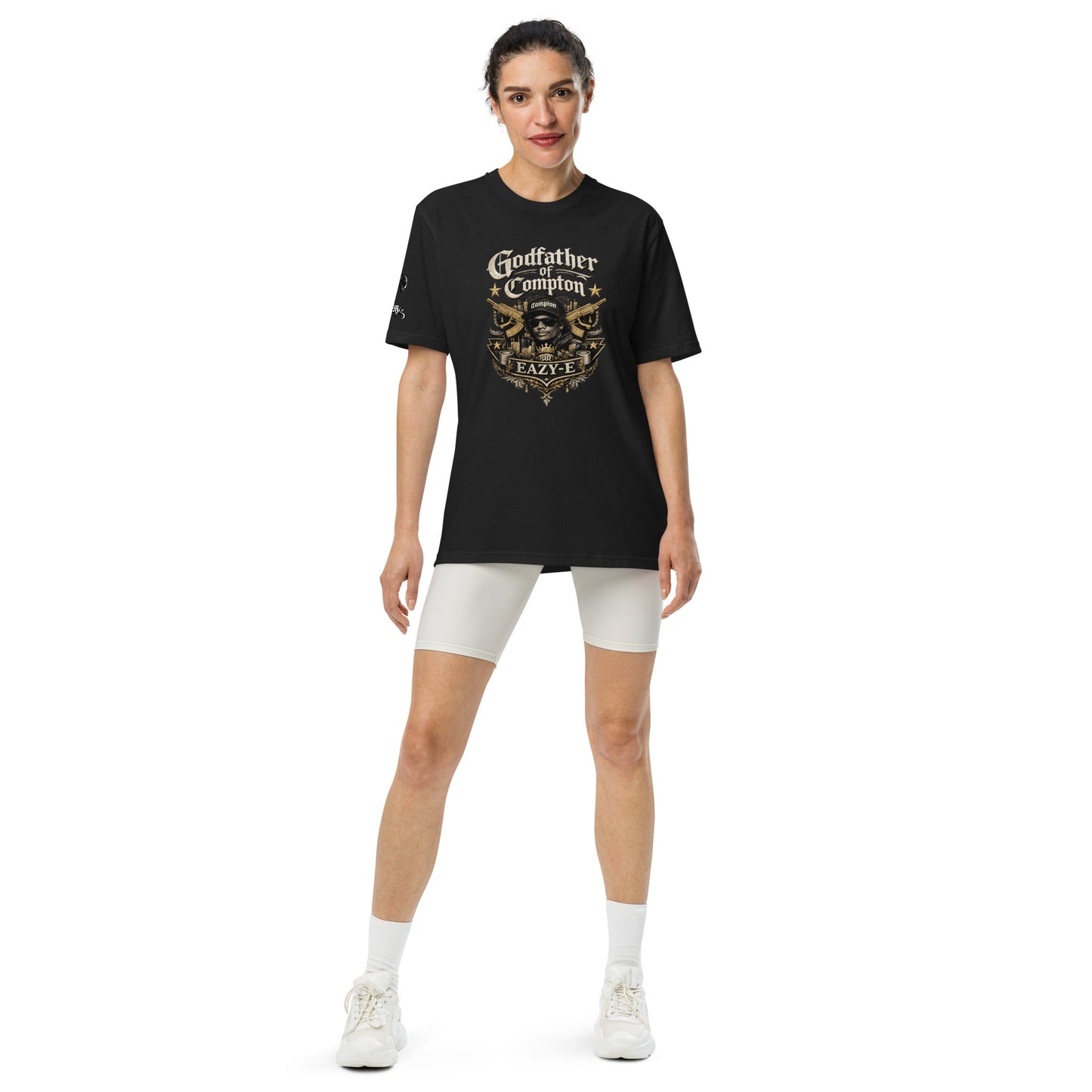 Collab Studio - Solo MCs \ Under Armour®️ Compton Godfather T-shirt - str8 off the streets of Muthaphukkin Radford - Hip-Hop Biker Gear - exclusive designs by SoloMCs.com