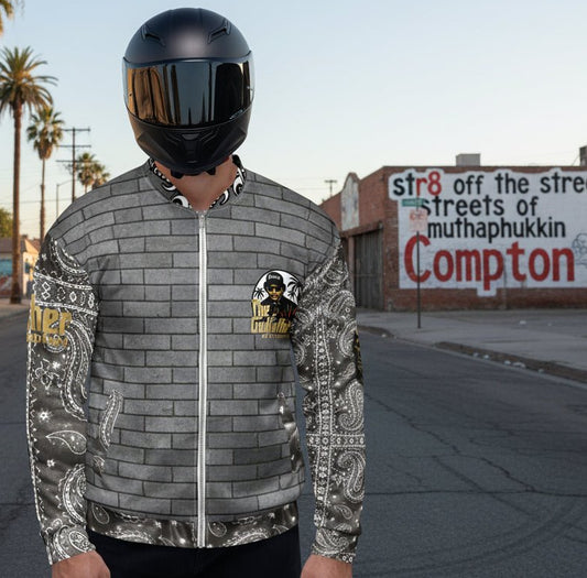 SM301 - Godfather of Compton Jacket - str8 off the streets of Muthaphukkin Radford - Hip-Hop Biker Gear - exclusive designs by SoloMCs.com