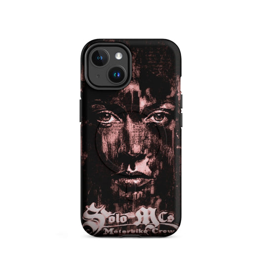 Look MagSafeĀ® tough case for iPhoneĀ® iPhone 14 - str8 off the streets of Muthaphukkin Radford - Hip-Hop Biker Gear - exclusive designs by SoloMCs.com