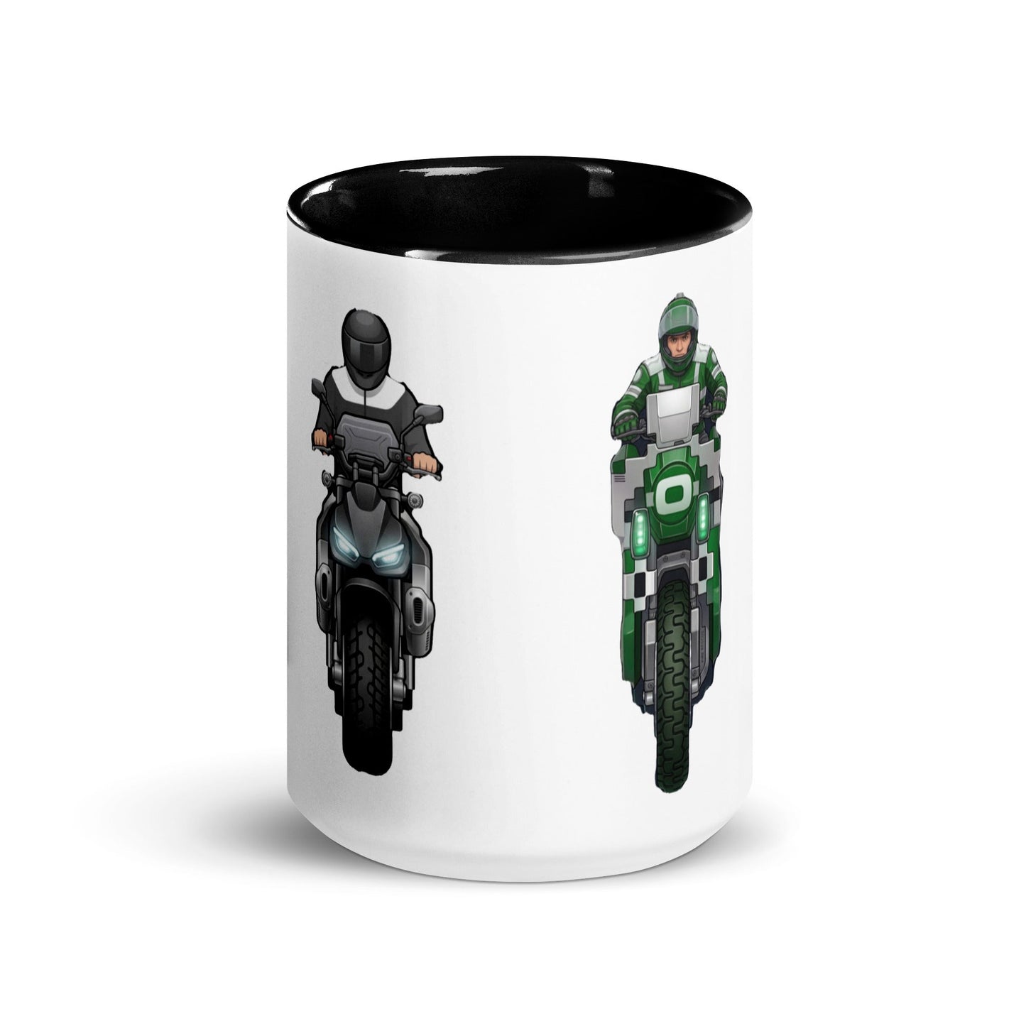 Mug with Color Inside - str8 off the streets of Muthaphukkin Radford - Hip-Hop Biker Gear - exclusive designs by SoloMCs.com