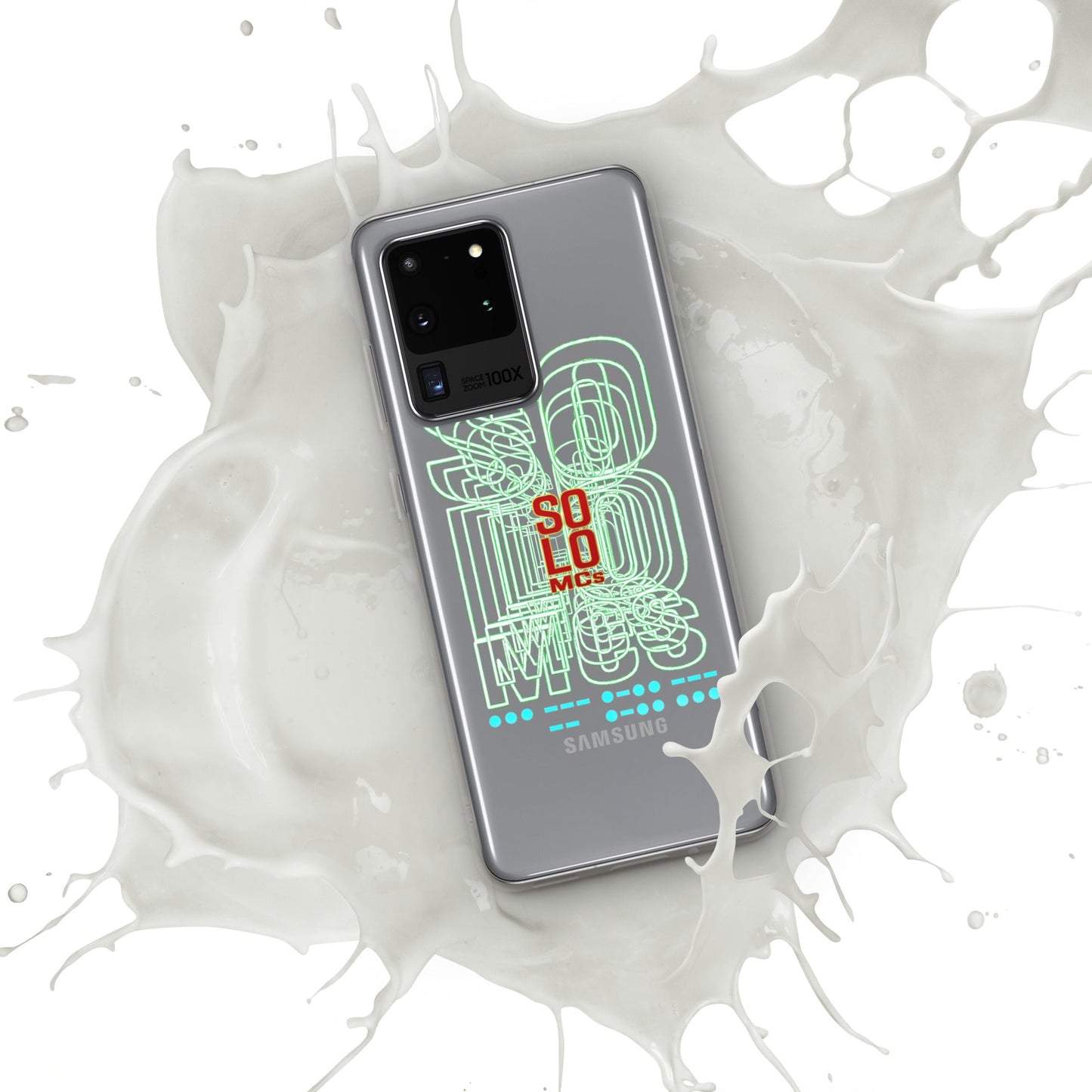 Samsung® Clear Case Samsung Galaxy S20 Ultra - str8 off the streets of Muthaphukkin Radford - Hip-Hop Biker Gear - exclusive designs by SoloMCs.com
