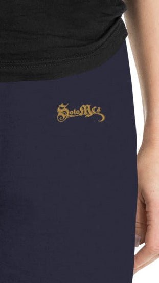 Solo MCs embroidered under trousers - str8 off the streets of Muthaphukkin Radford - Hip-Hop Biker Gear - exclusive designs by SoloMCs.com