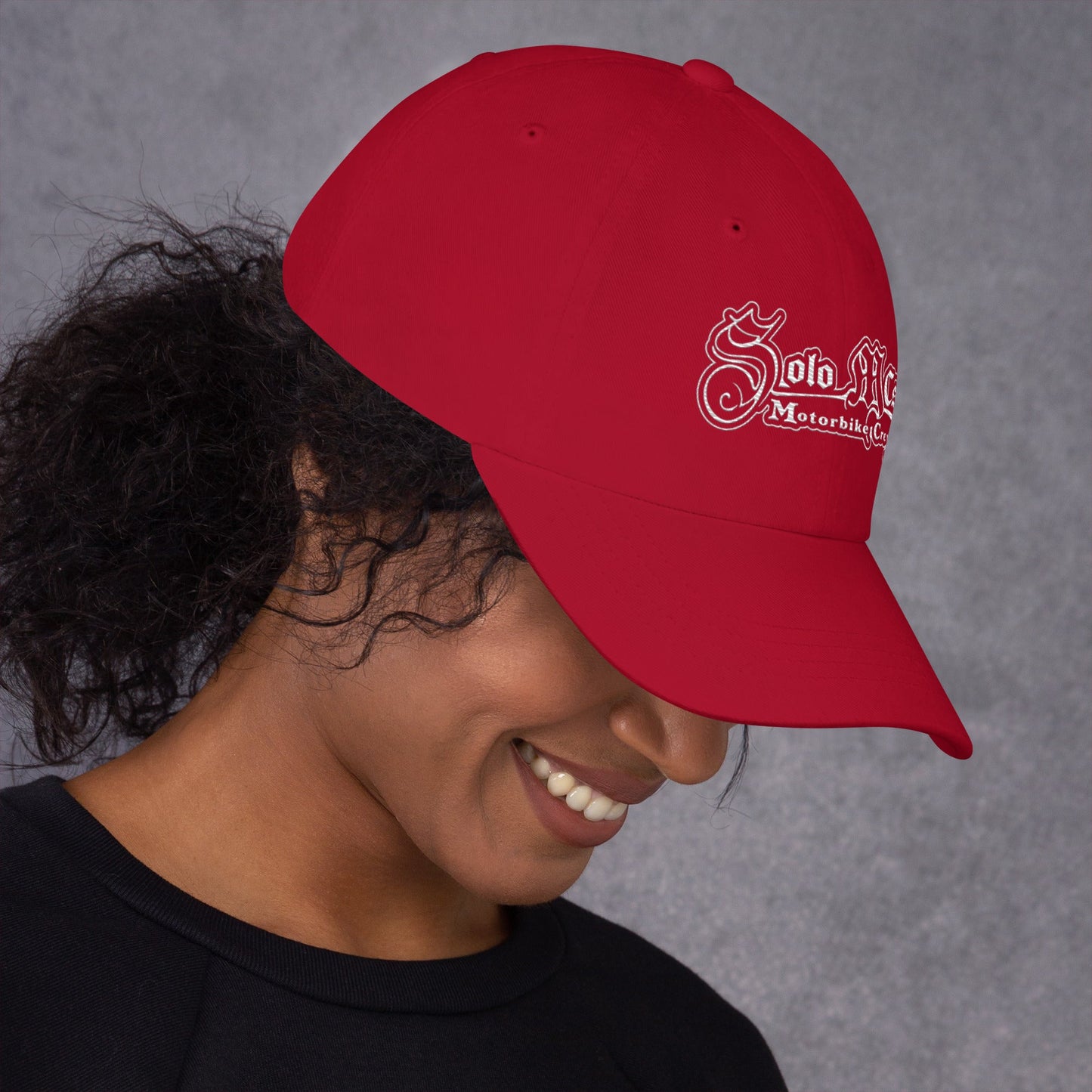 SM010 - Loco en el Solo Logo hat - str8 off the streets of Muthaphukkin Radford - Hip-Hop Biker Gear - exclusive designs by SoloMCs.com