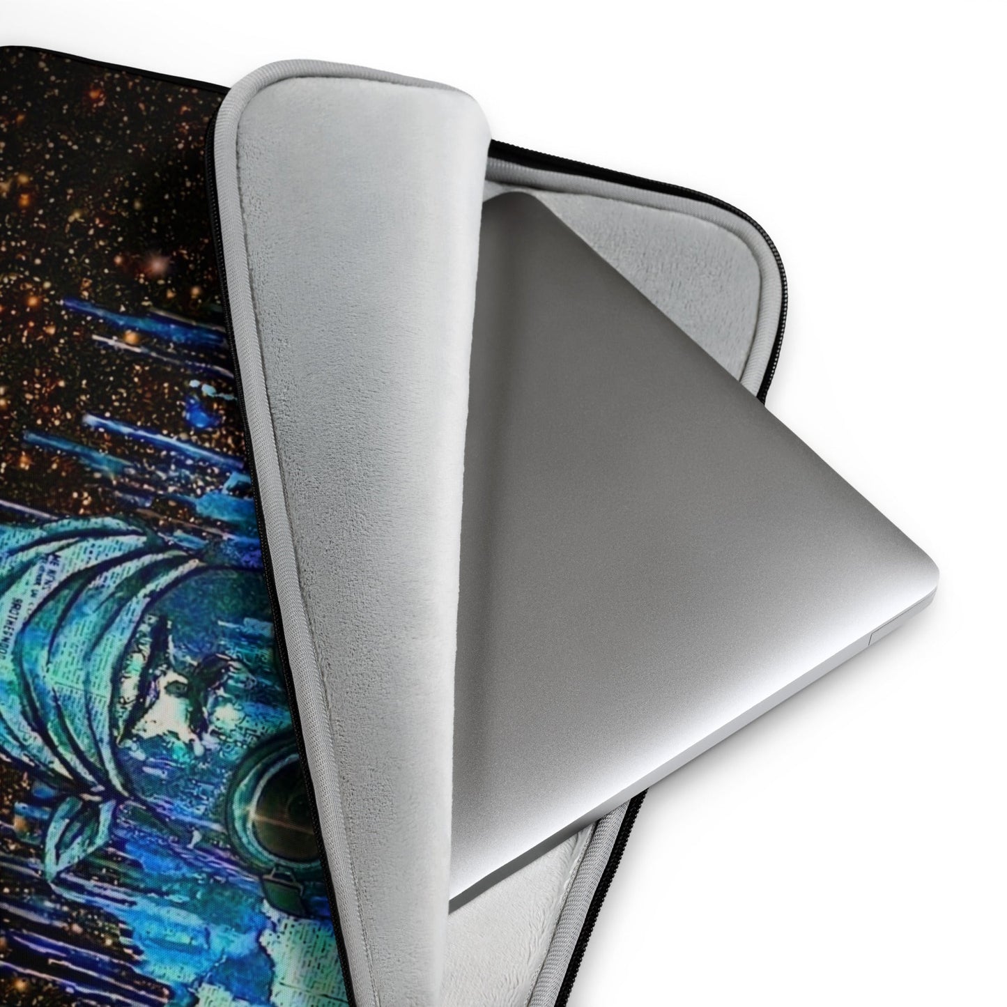 Spaced Out Laptop Case - str8 off the streets of Muthaphukkin Radford - Hip-Hop Biker Gear - exclusive designs by SoloMCs.com