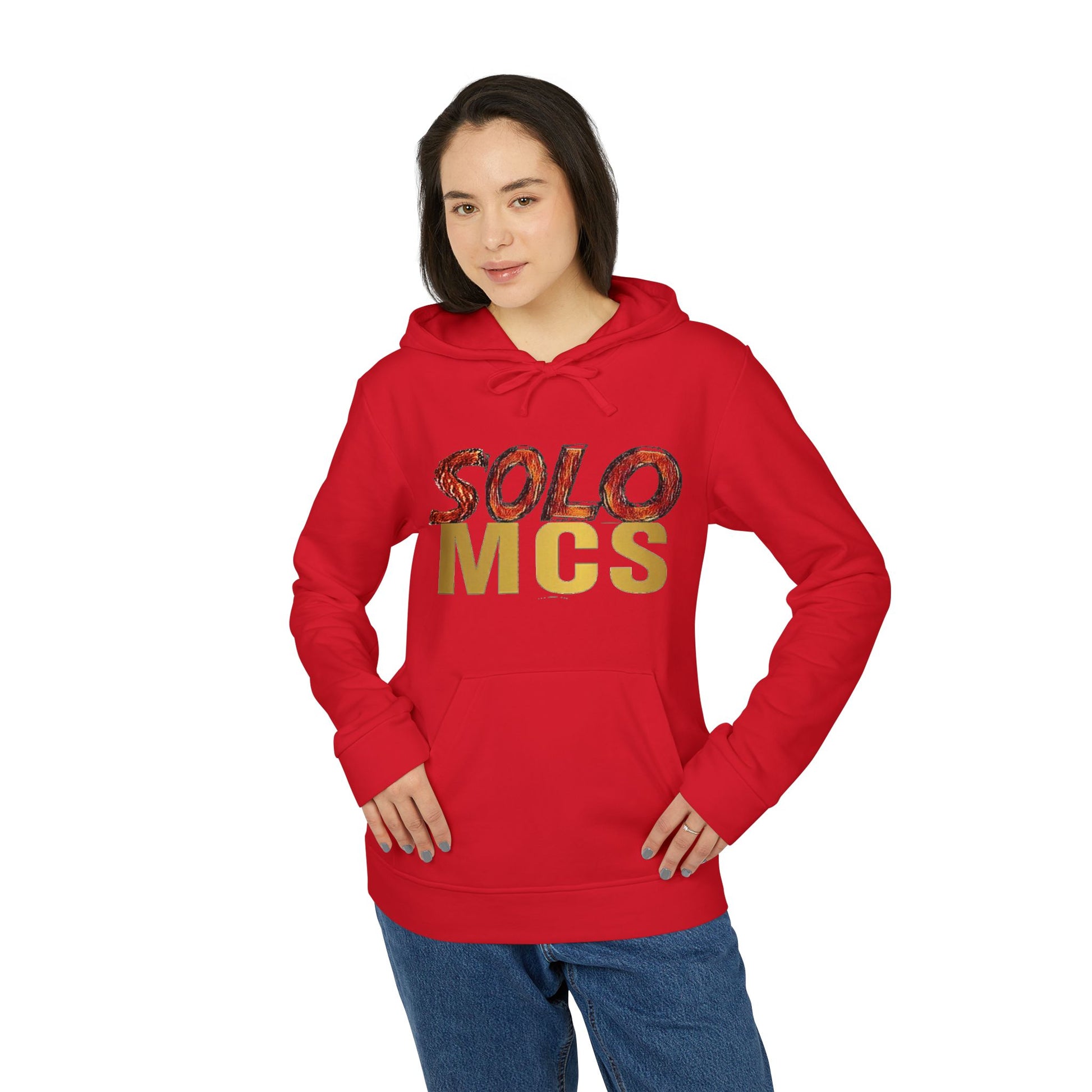 Collab Studio - Solo MCs \ adidas Fleece Hoodie - str8 off the streets of Muthaphukkin Radford - Hip-Hop Biker Gear - exclusive designs by SoloMCs.com