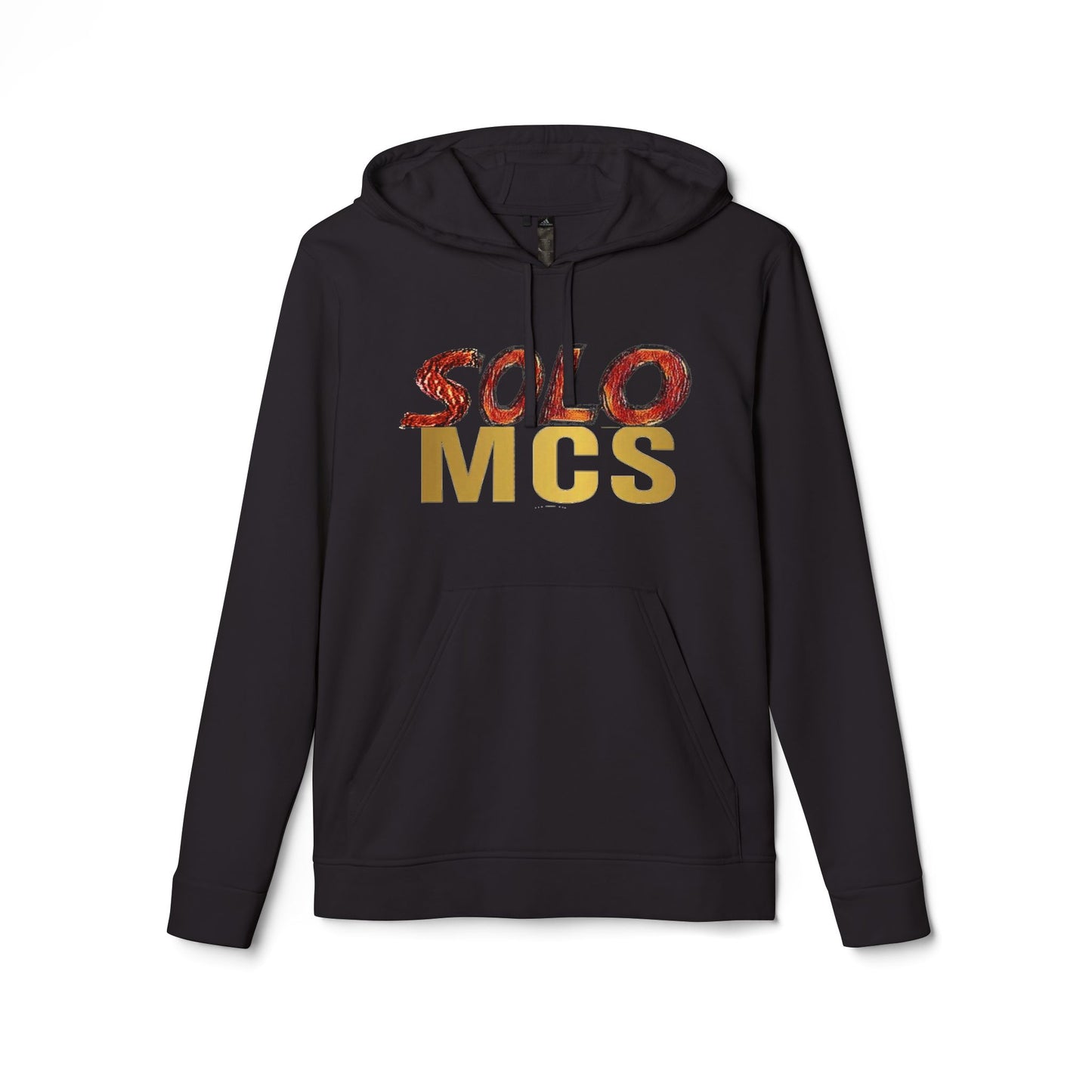Collab Studio - Solo MCs \ adidas Fleece Hoodie Black 4XL - str8 off the streets of Muthaphukkin Radford - Hip-Hop Biker Gear - exclusive designs by SoloMCs.com