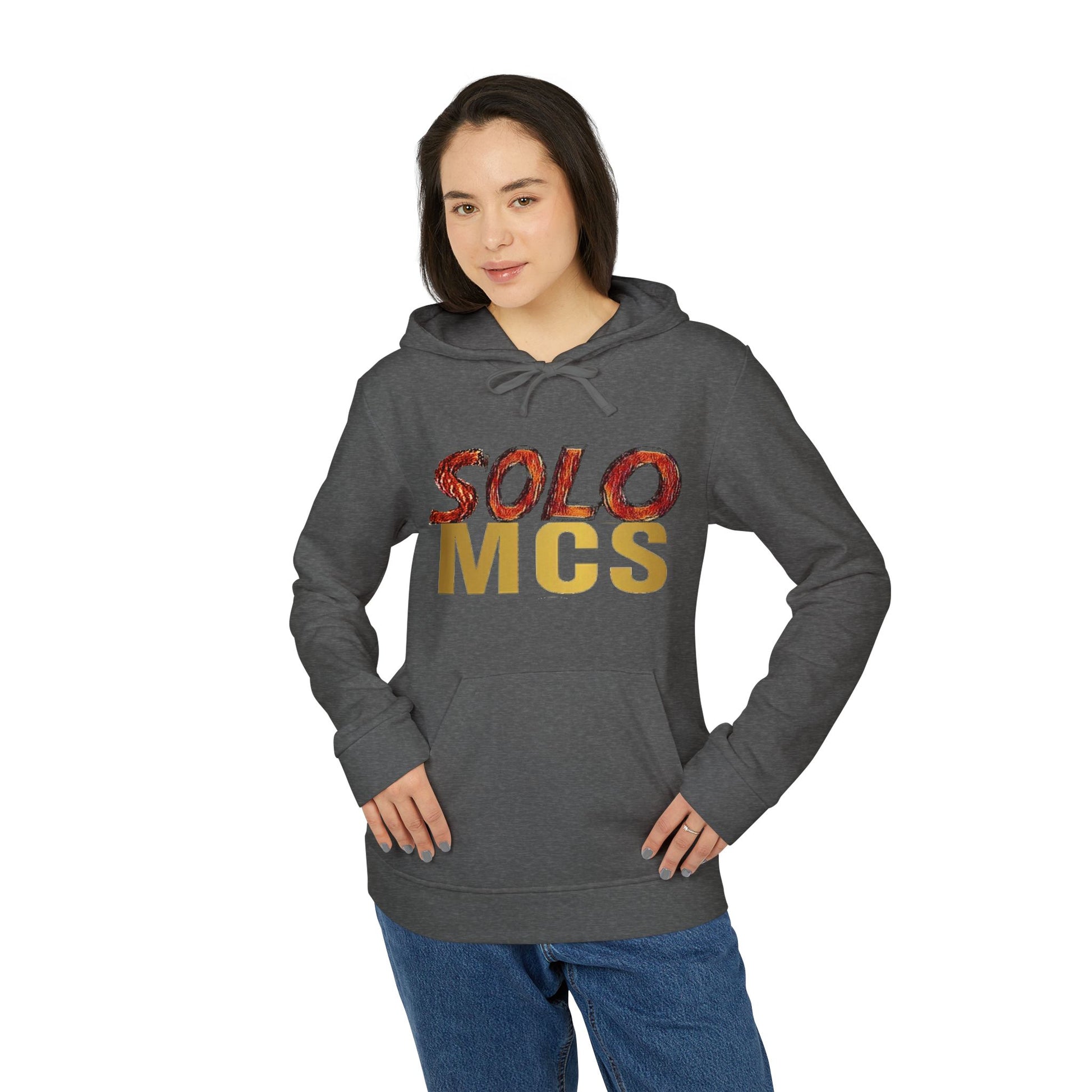 Collab Studio - Solo MCs \ adidas Fleece Hoodie - str8 off the streets of Muthaphukkin Radford - Hip-Hop Biker Gear - exclusive designs by SoloMCs.com