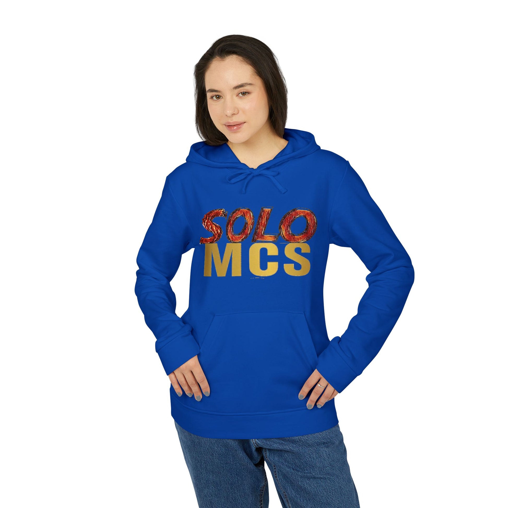 Collab Studio - Solo MCs \ adidas Fleece Hoodie - str8 off the streets of Muthaphukkin Radford - Hip-Hop Biker Gear - exclusive designs by SoloMCs.com