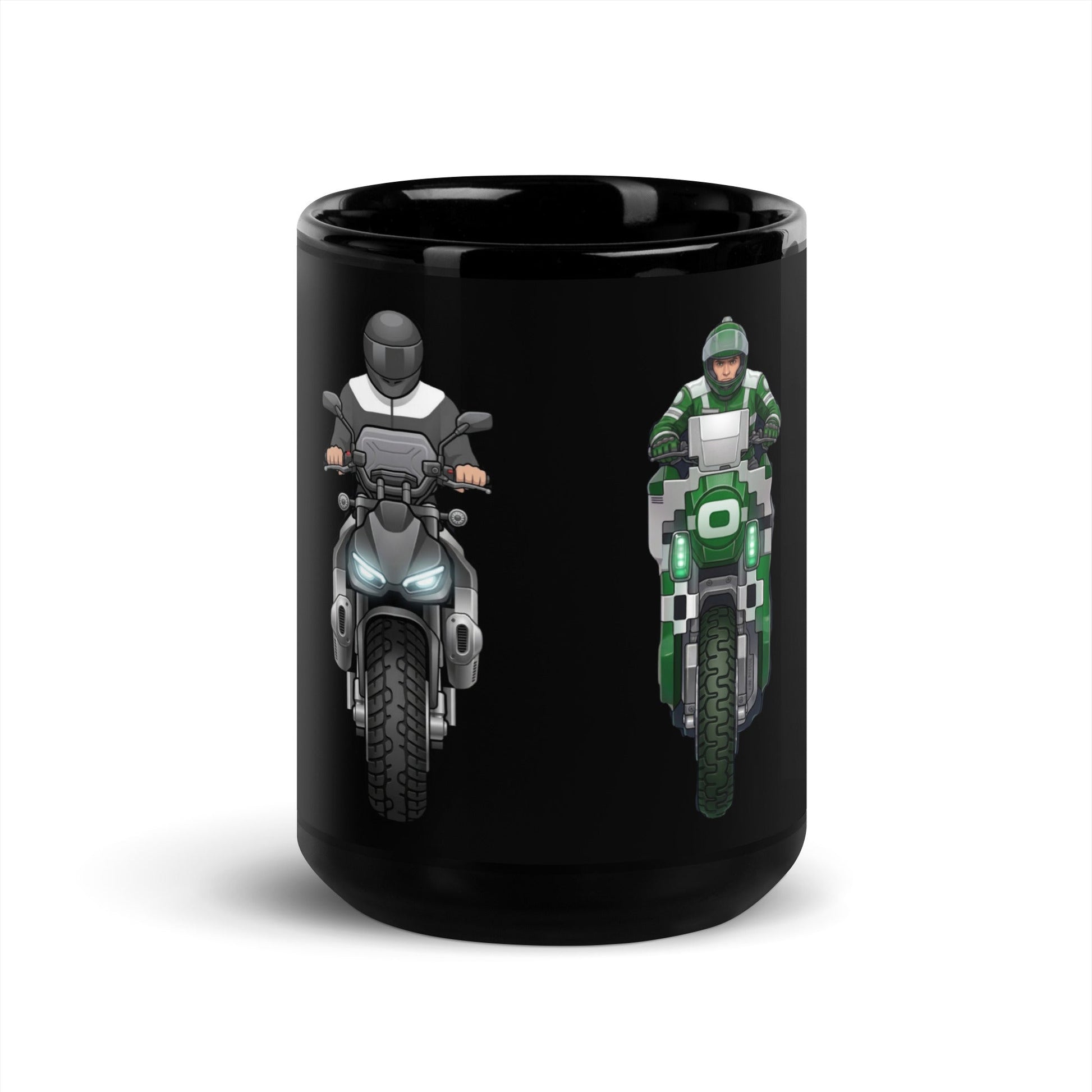 16 Bit Coffee Mug - str8 off the streets of Muthaphukkin Radford - Hip-Hop Biker Gear - exclusive designs by SoloMCs.com
