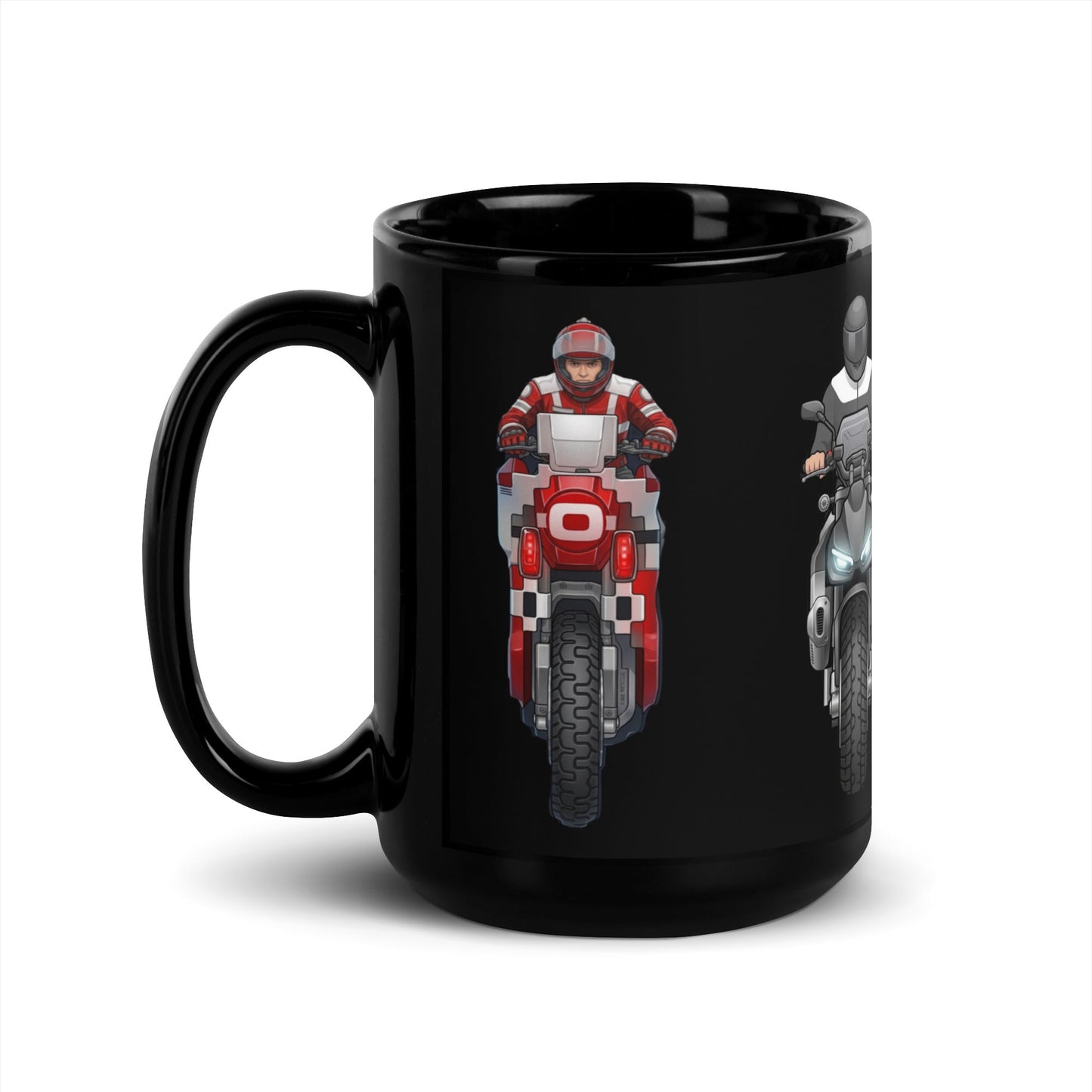 16 Bit Coffee Mug - str8 off the streets of Muthaphukkin Radford - Hip-Hop Biker Gear - exclusive designs by SoloMCs.com