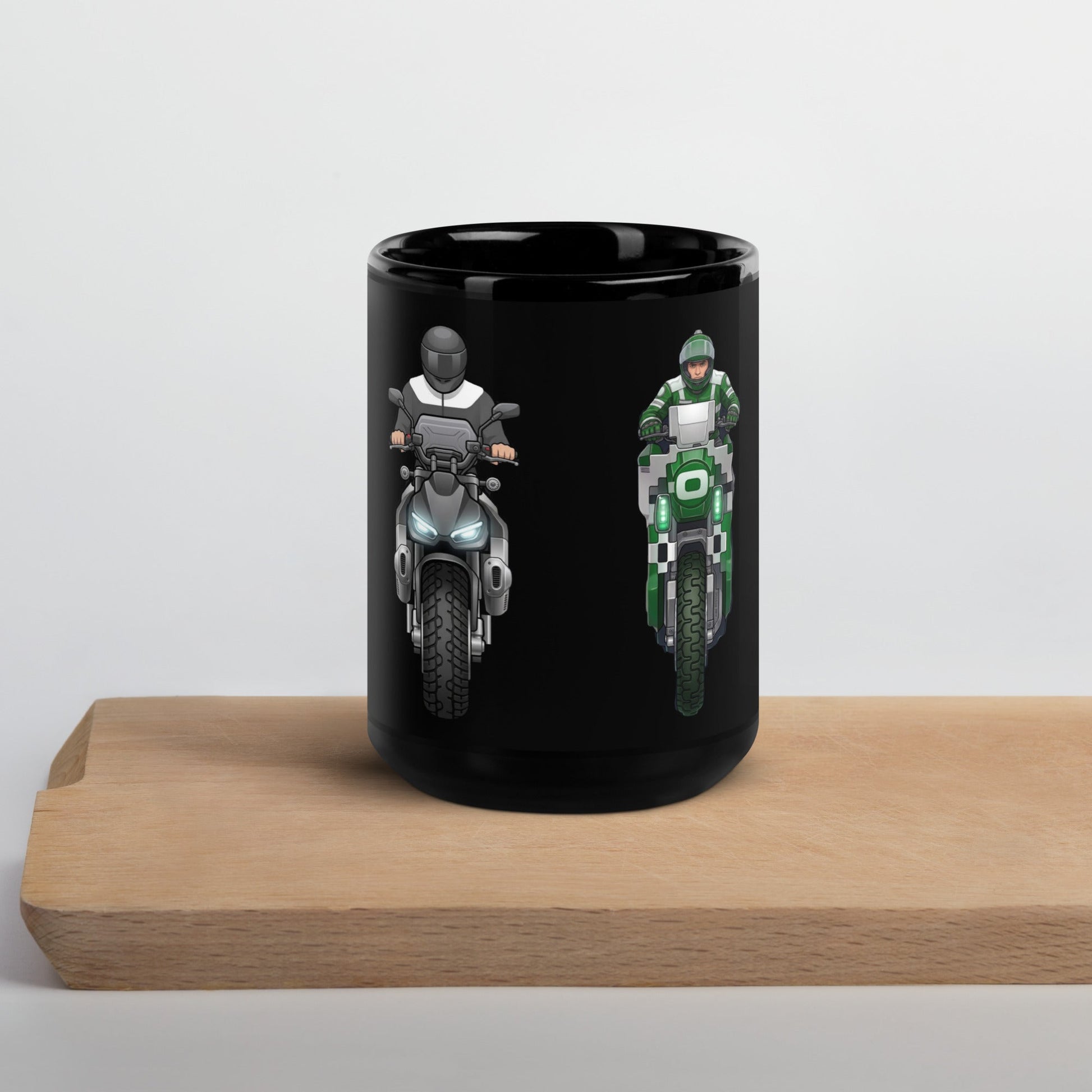 16 Bit Coffee Mug - str8 off the streets of Muthaphukkin Radford - Hip-Hop Biker Gear - exclusive designs by SoloMCs.com