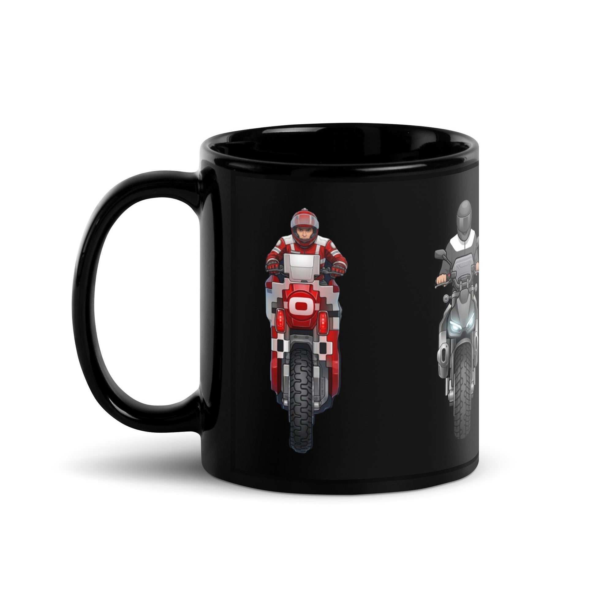 16 Bit Coffee Mug - str8 off the streets of Muthaphukkin Radford - Hip-Hop Biker Gear - exclusive designs by SoloMCs.com