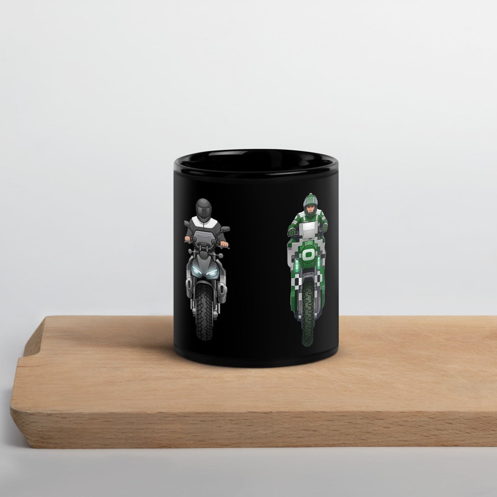16 Bit Coffee Mug - str8 off the streets of Muthaphukkin Radford - Hip-Hop Biker Gear - exclusive designs by SoloMCs.com
