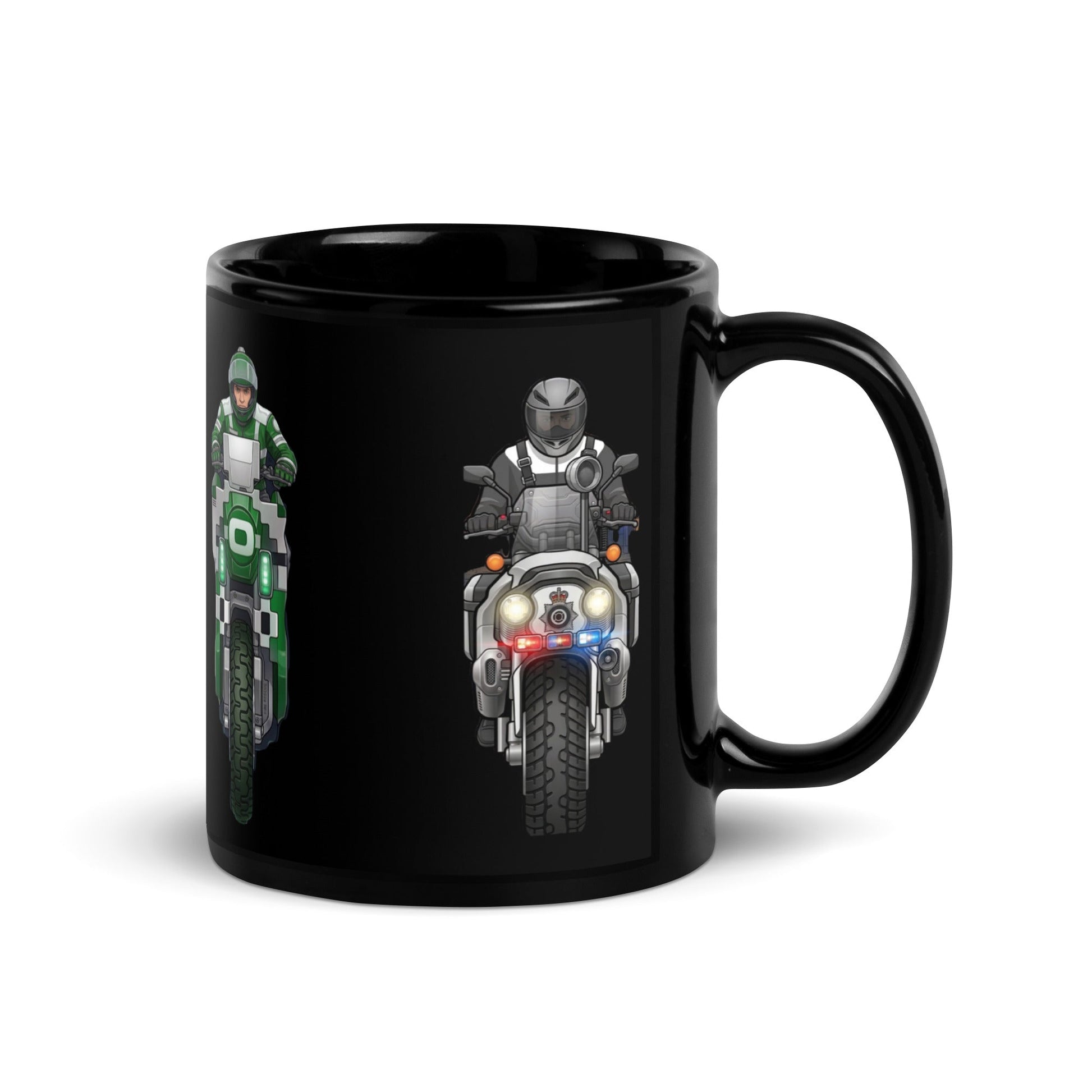 16 Bit Coffee Mug 11 oz - str8 off the streets of Muthaphukkin Radford - Hip-Hop Biker Gear - exclusive designs by SoloMCs.com