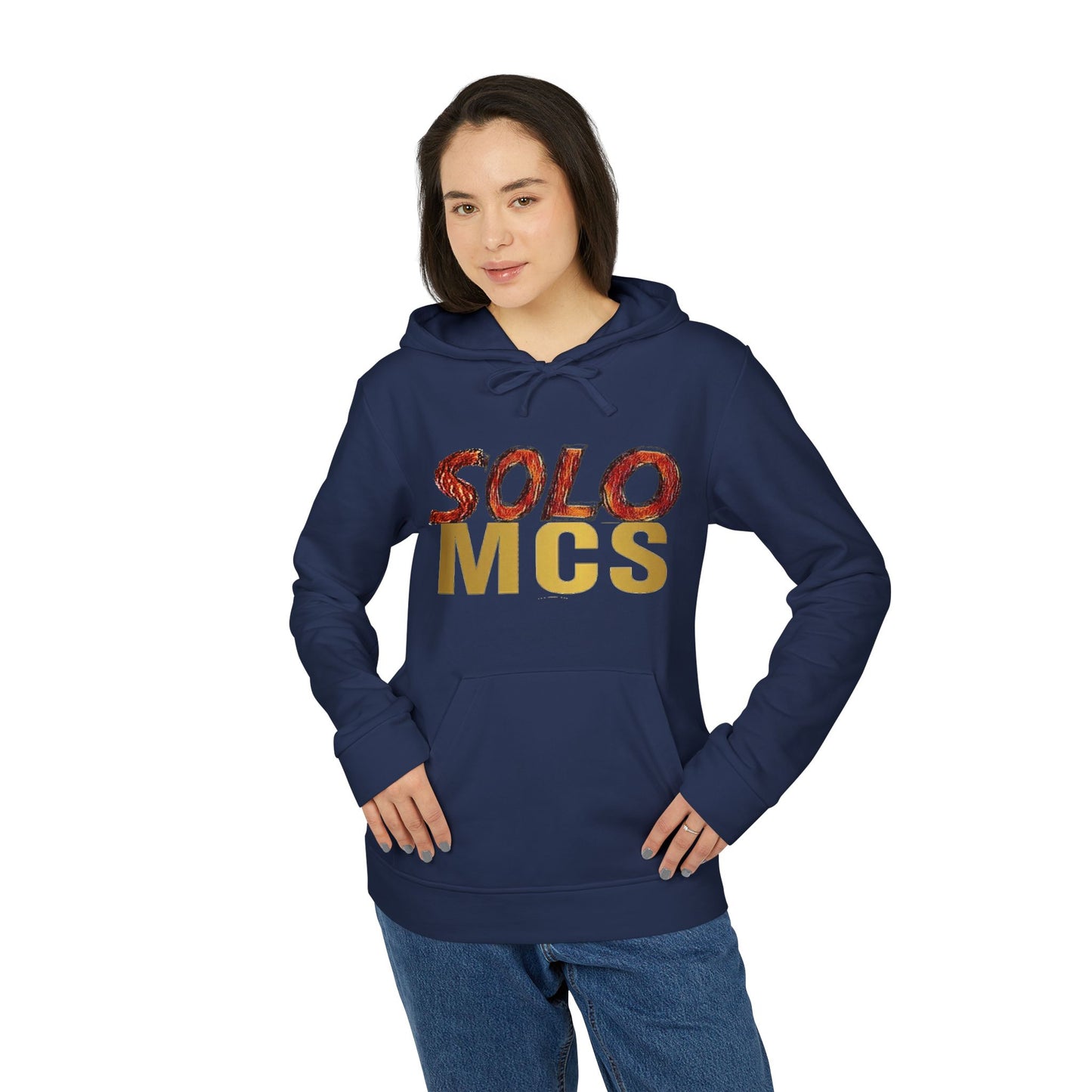Collab Studio - Solo MCs \ adidas Fleece Hoodie - str8 off the streets of Muthaphukkin Radford - Hip-Hop Biker Gear - exclusive designs by SoloMCs.com