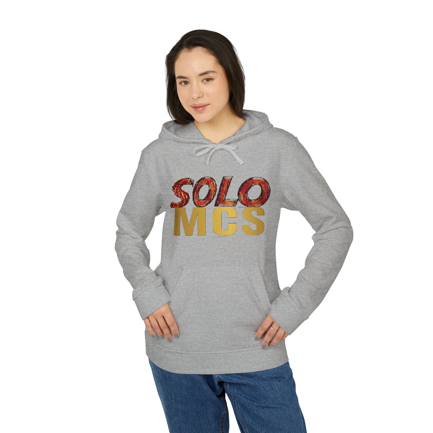 Collab Studio - Solo MCs \ adidas Fleece Hoodie - str8 off the streets of Muthaphukkin Radford - Hip-Hop Biker Gear - exclusive designs by SoloMCs.com