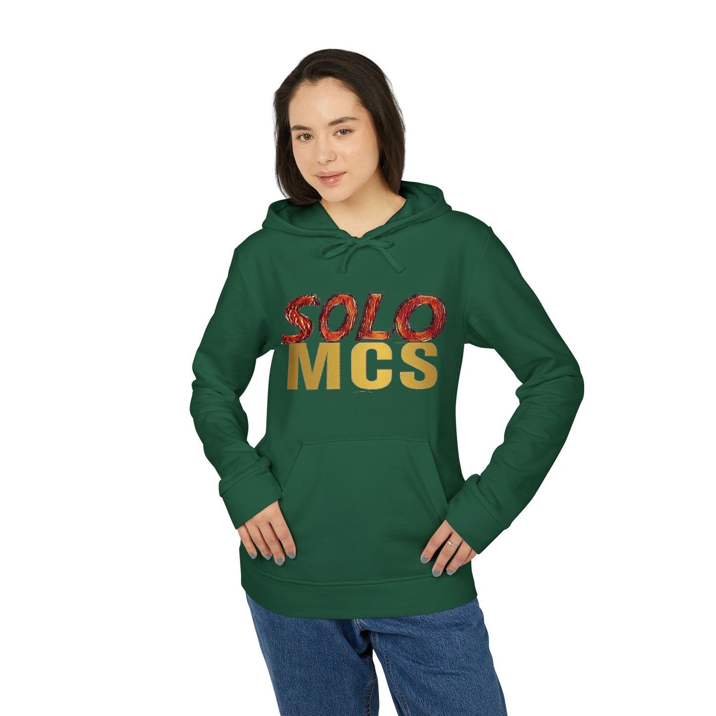 Collab Studio - Solo MCs \ adidas Fleece Hoodie - str8 off the streets of Muthaphukkin Radford - Hip-Hop Biker Gear - exclusive designs by SoloMCs.com