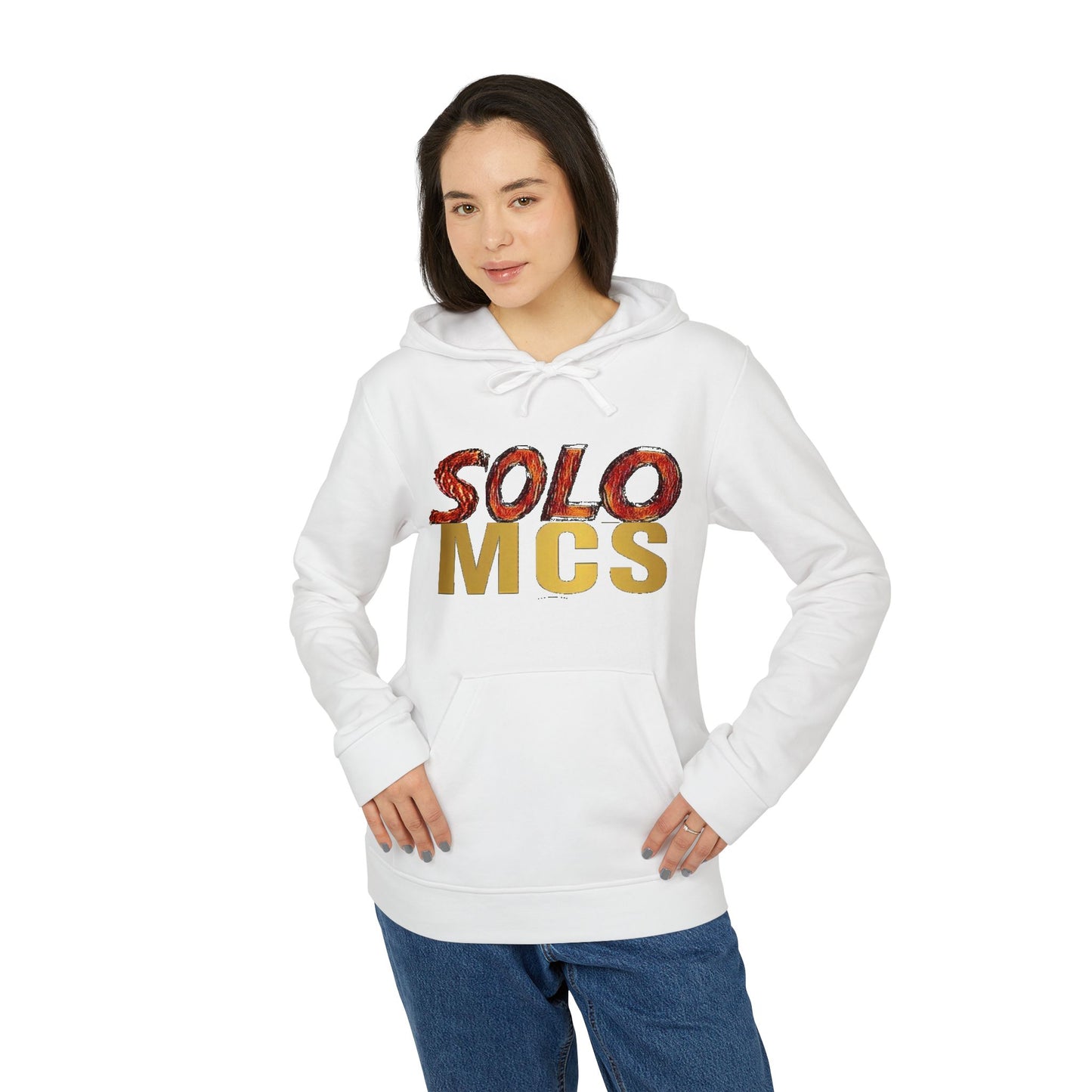 Collab Studio - Solo MCs \ adidas Fleece Hoodie - str8 off the streets of Muthaphukkin Radford - Hip-Hop Biker Gear - exclusive designs by SoloMCs.com