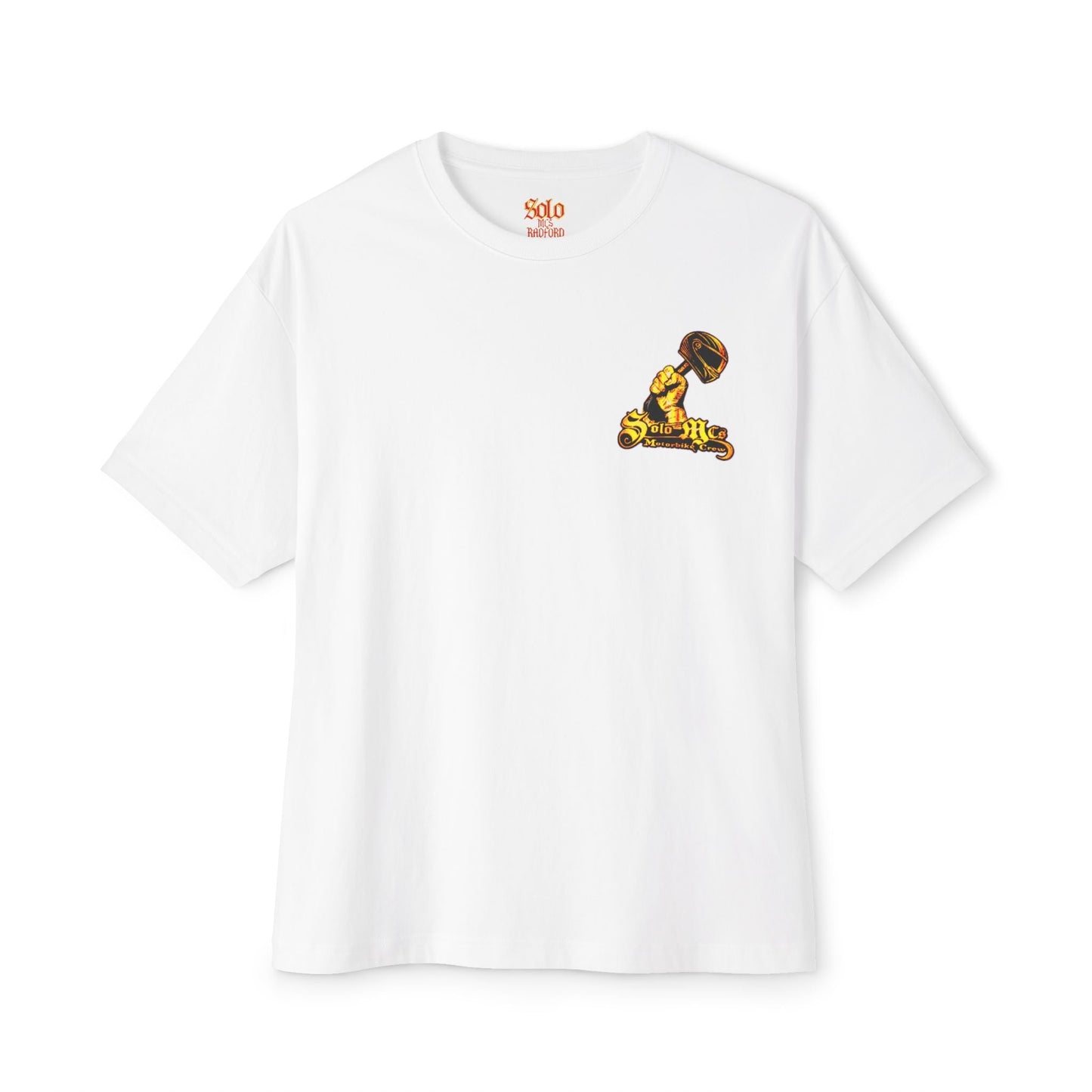 All That Glitters Box T White - str8 off the streets of Muthaphukkin Radford - Hip-Hop Biker Gear - exclusive designs by SoloMCs.com
