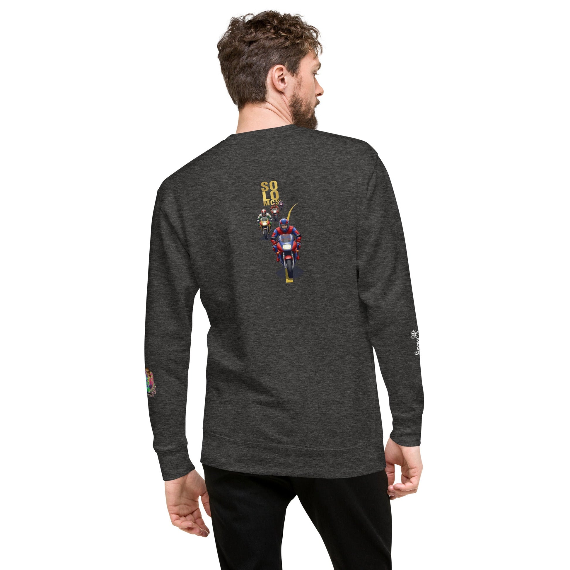 Arcade Rhythm Grid Sweatshirt - str8 off the streets of Muthaphukkin Radford - Hip-Hop Biker Gear - exclusive designs by SoloMCs.com