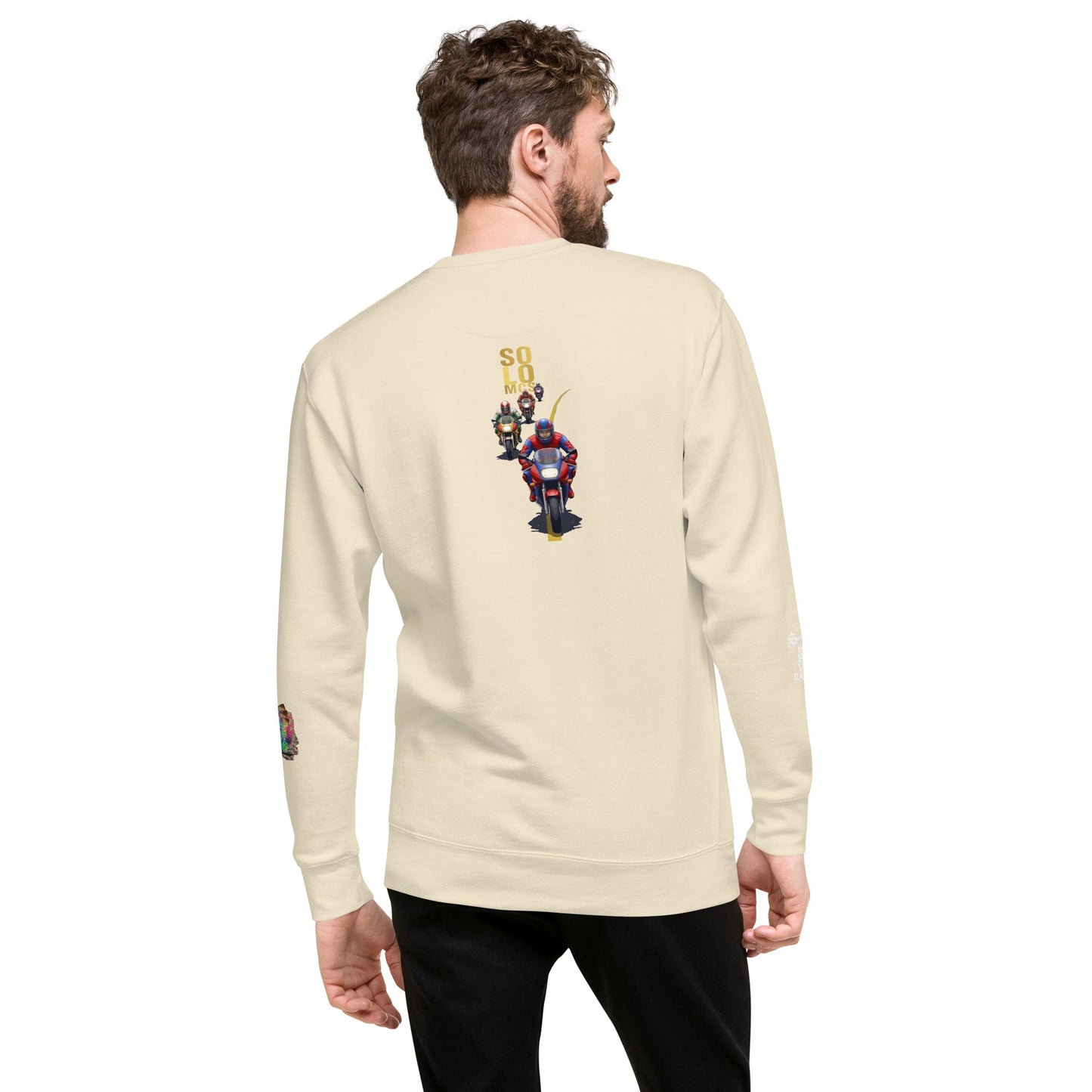 Arcade Rhythm Grid Sweatshirt - str8 off the streets of Muthaphukkin Radford - Hip-Hop Biker Gear - exclusive designs by SoloMCs.com