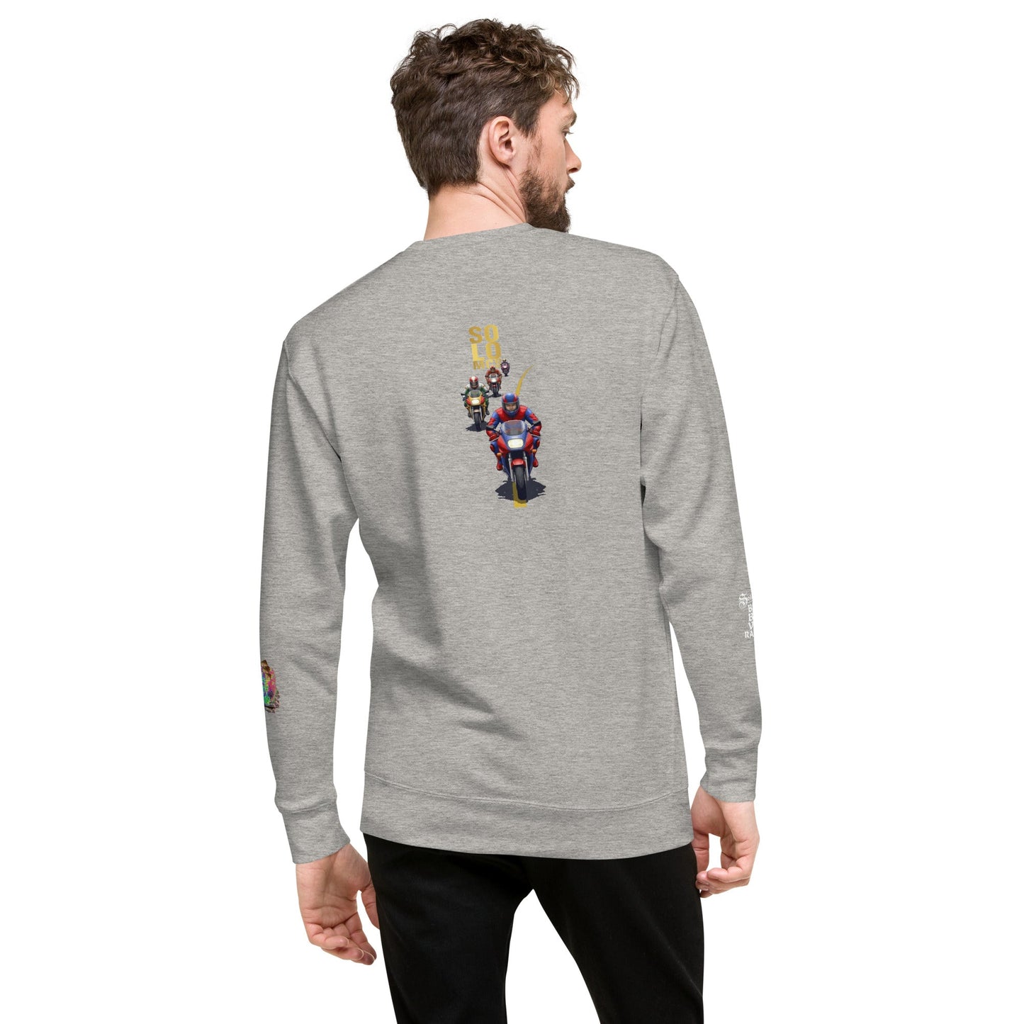 Arcade Rhythm Grid Sweatshirt - str8 off the streets of Muthaphukkin Radford - Hip-Hop Biker Gear - exclusive designs by SoloMCs.com