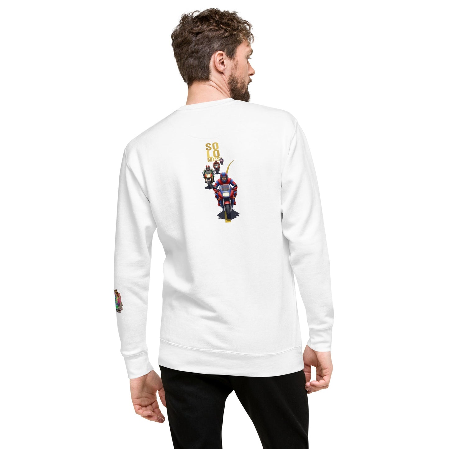 Arcade Rhythm Grid Sweatshirt - str8 off the streets of Muthaphukkin Radford - Hip-Hop Biker Gear - exclusive designs by SoloMCs.com