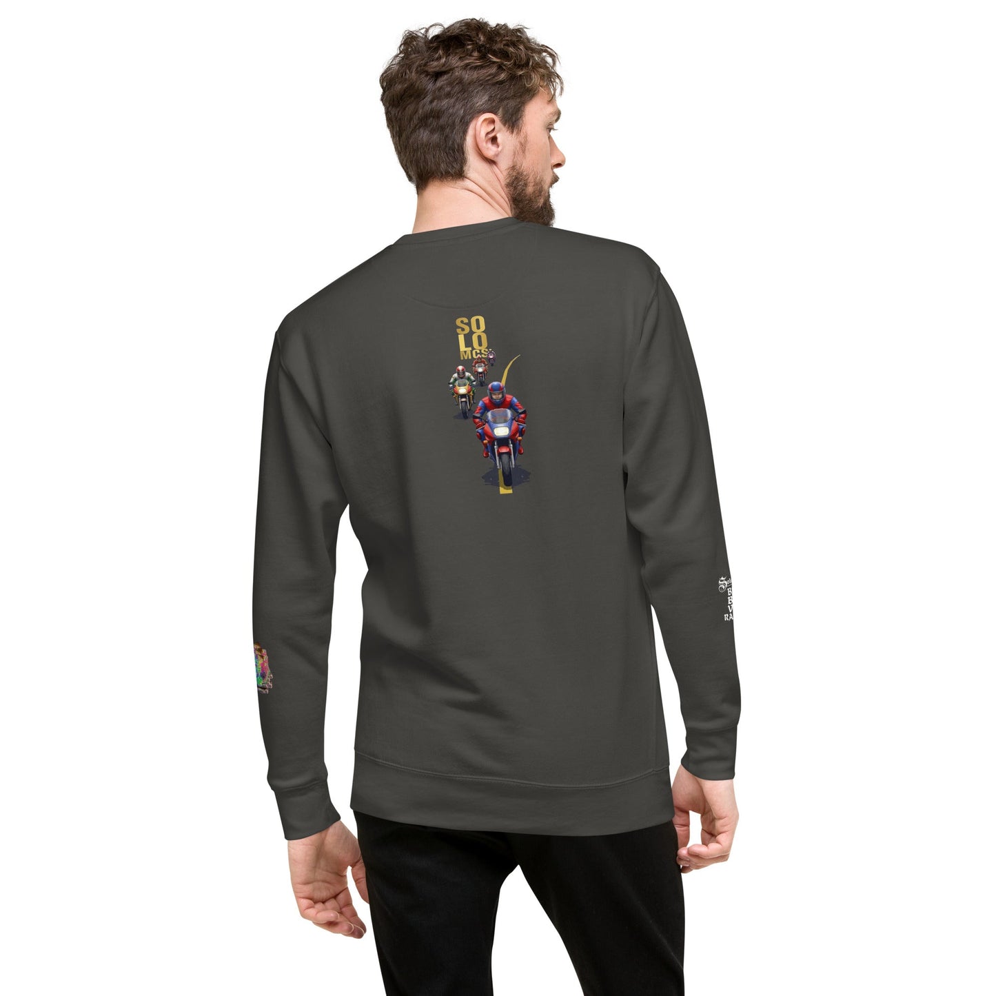Arcade Rhythm Grid Sweatshirt - str8 off the streets of Muthaphukkin Radford - Hip-Hop Biker Gear - exclusive designs by SoloMCs.com