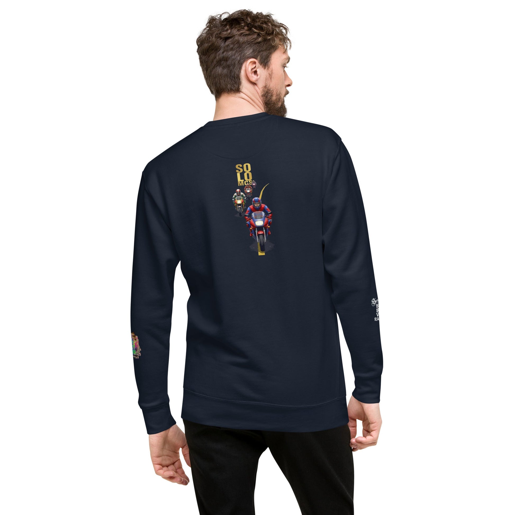 Arcade Rhythm Grid Sweatshirt - str8 off the streets of Muthaphukkin Radford - Hip-Hop Biker Gear - exclusive designs by SoloMCs.com