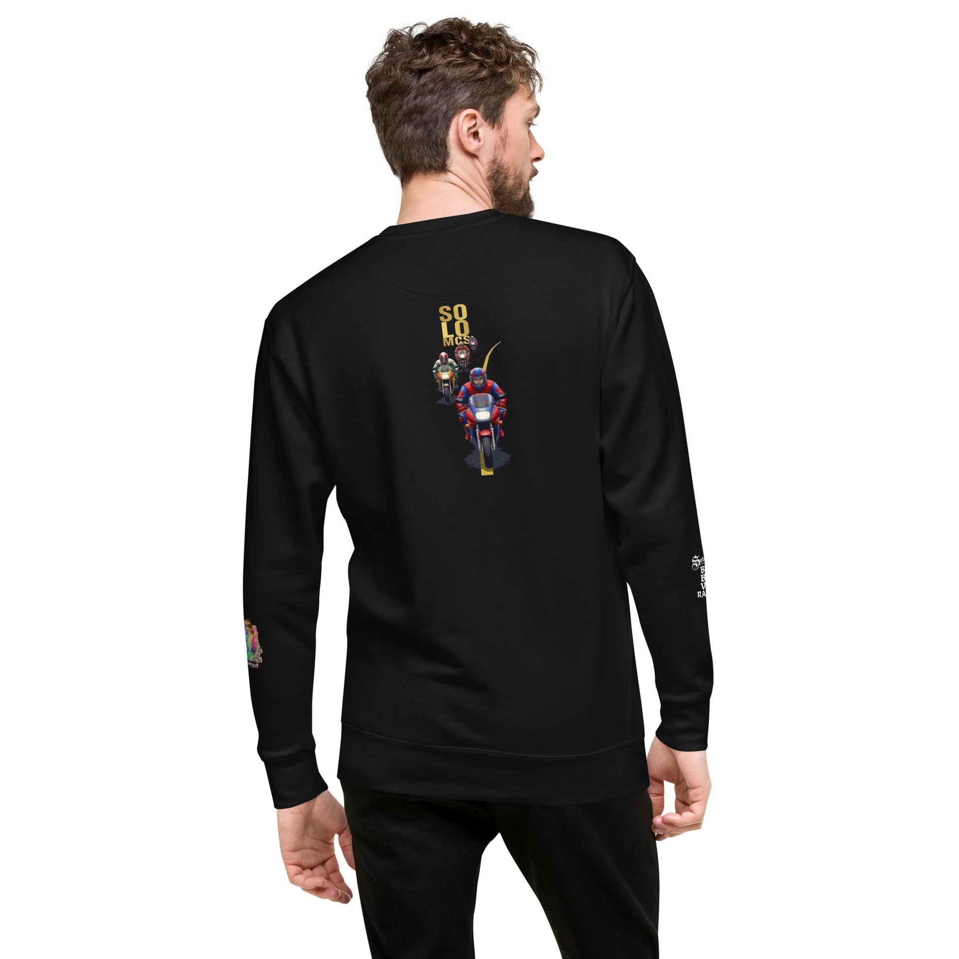 Arcade Rhythm Grid Sweatshirt - str8 off the streets of Muthaphukkin Radford - Hip-Hop Biker Gear - exclusive designs by SoloMCs.com