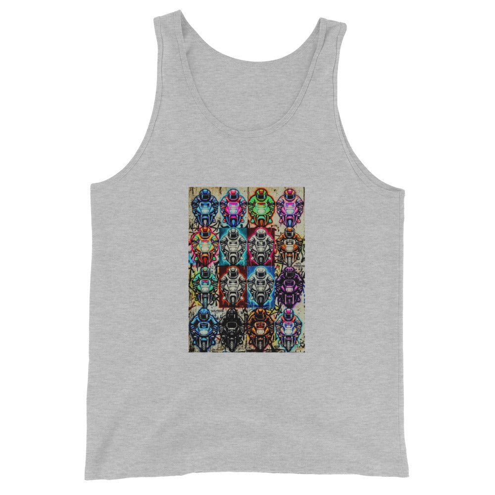 Arcade Rhythm Grid Vest - str8 off the streets of Muthaphukkin Radford - Hip-Hop Biker Gear - exclusive designs by SoloMCs.com