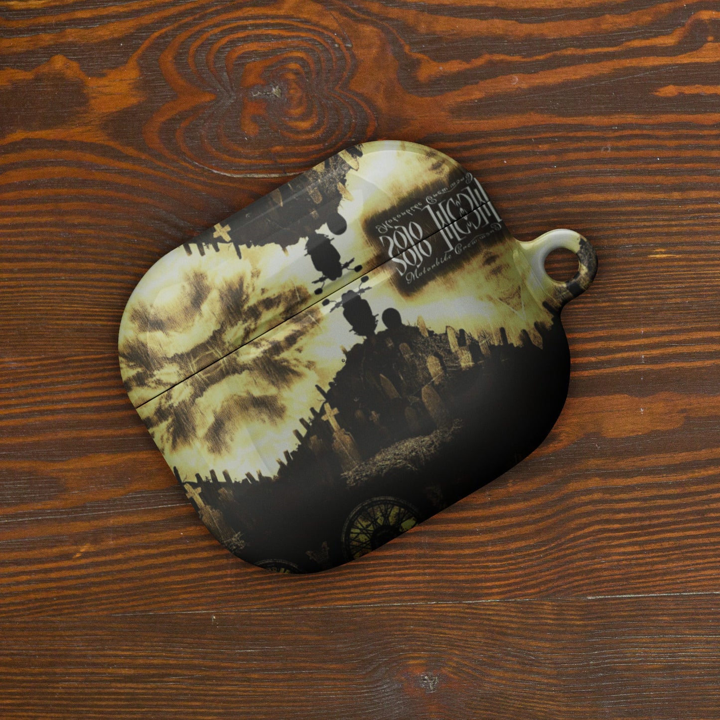 Black Funday Case for AirPods® AirPods Gen3 - str8 off the streets of Muthaphukkin Radford - Hip-Hop Biker Gear - exclusive designs by SoloMCs.com