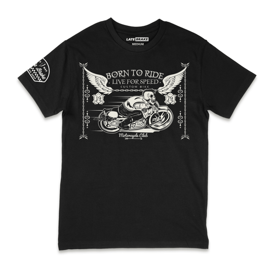 Born to Ride T-Shirt - Solo MCs Hip - Hop Motorbike Crew