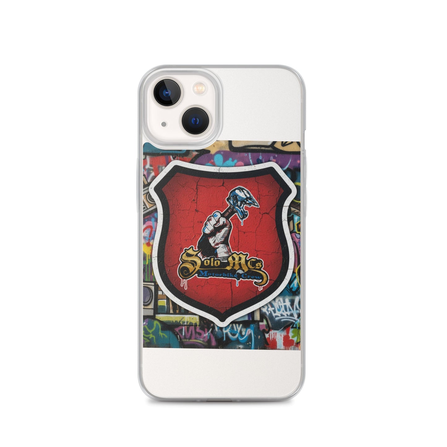 Clear Case for iPhone® - Solo MCs Hip - Hop Motorbike Crew