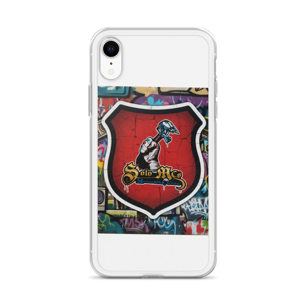 Clear Case for iPhone® - Solo MCs Hip - Hop Motorbike Crew