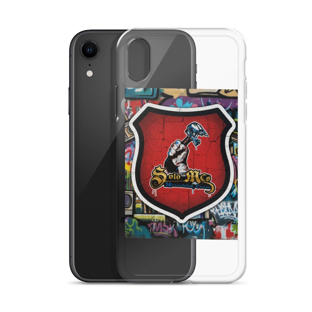 Clear Case for iPhone® - Solo MCs Hip - Hop Motorbike Crew