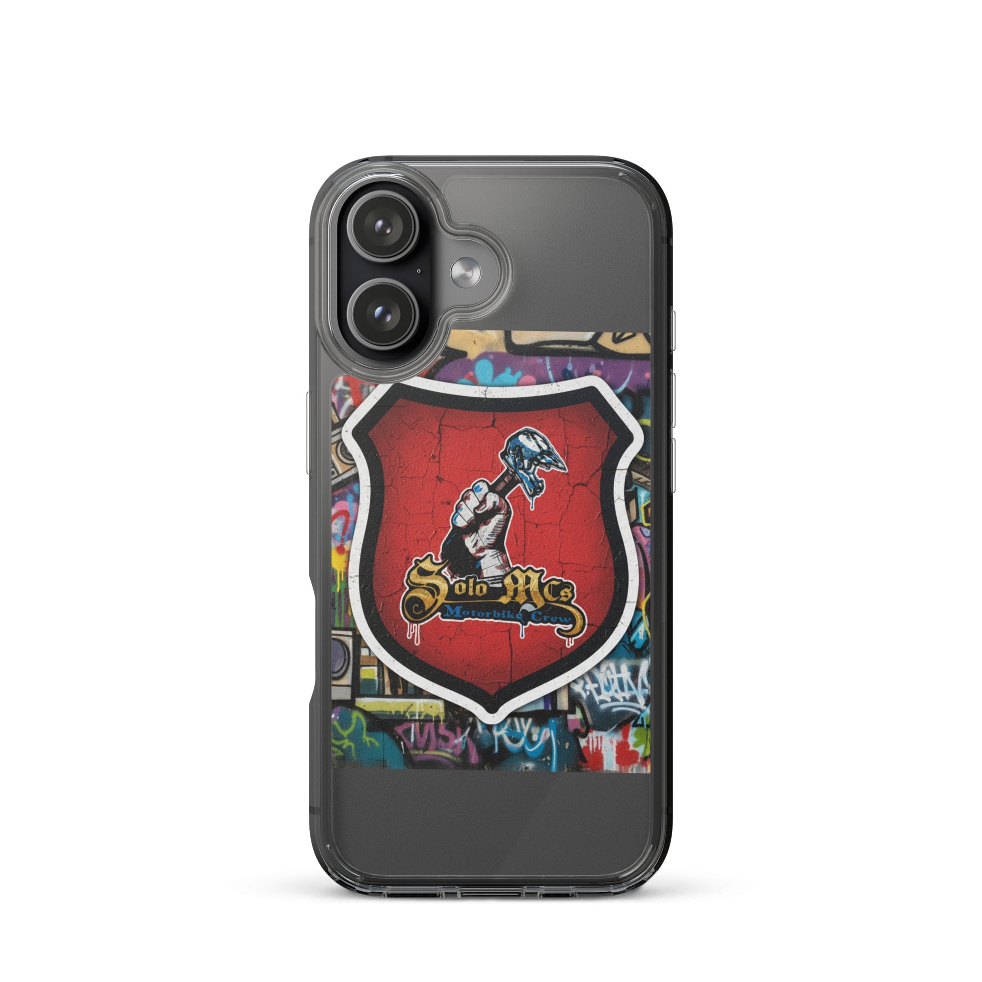 Clear Case for iPhone® - Solo MCs Hip - Hop Motorbike Crew