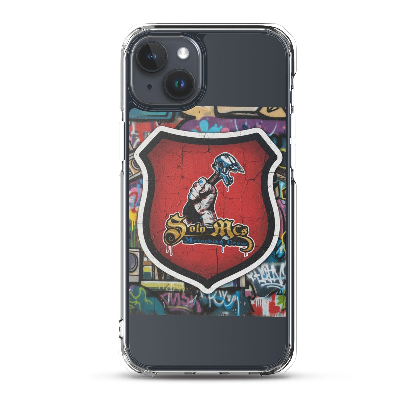 Clear Case for iPhone® - Solo MCs Hip - Hop Motorbike Crew