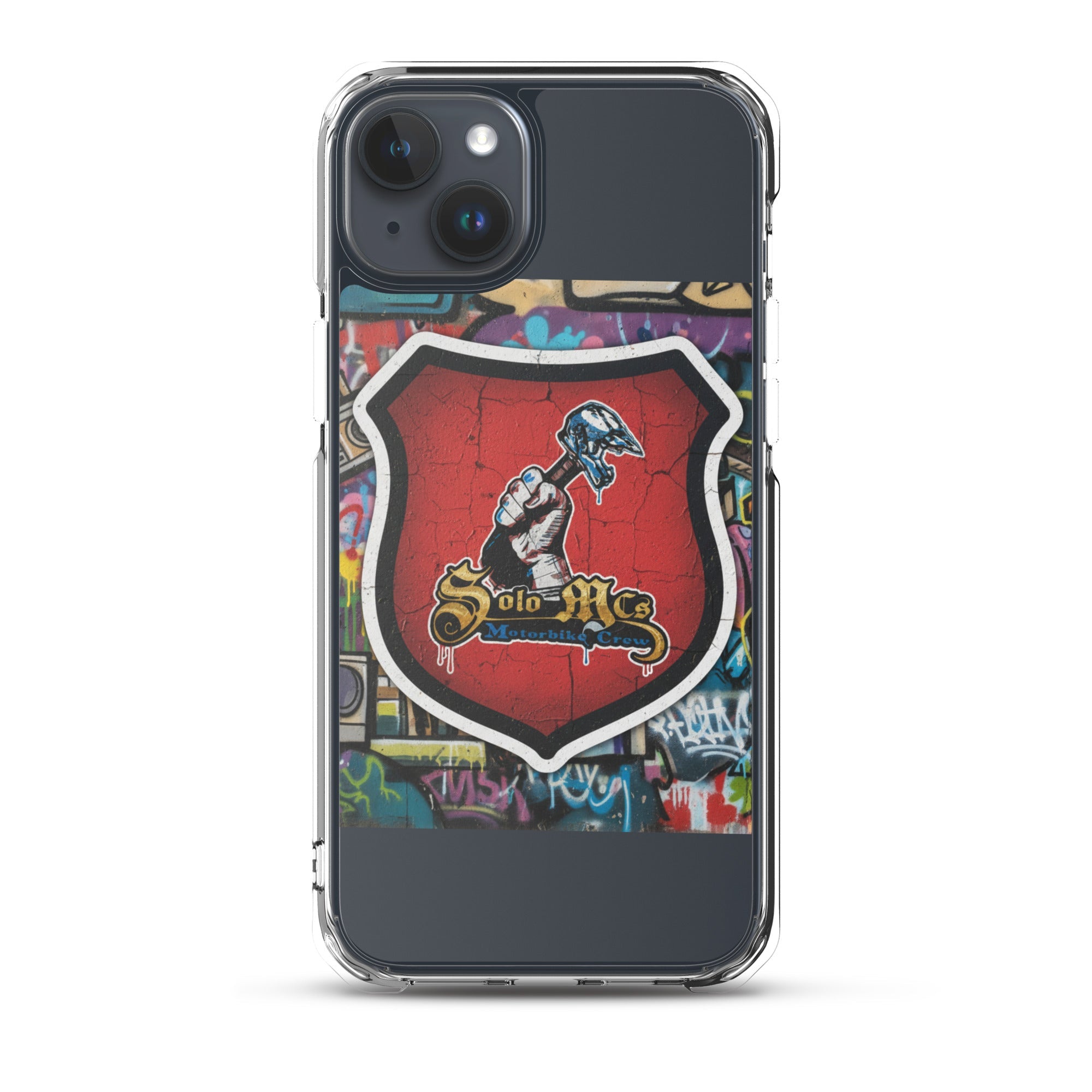 Clear Case for iPhone® - Solo MCs Hip - Hop Motorbike Crew
