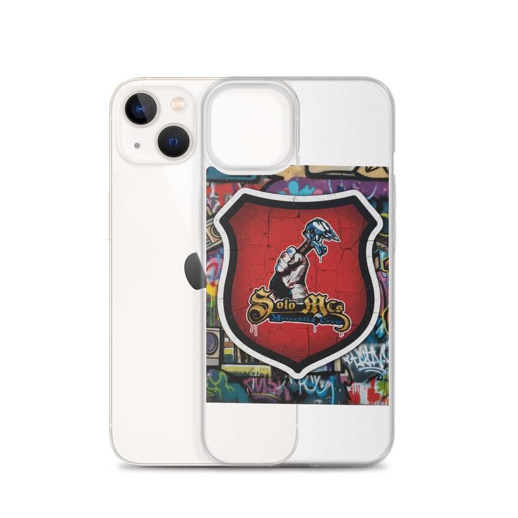 Clear Case for iPhone® - Solo MCs Hip - Hop Motorbike Crew