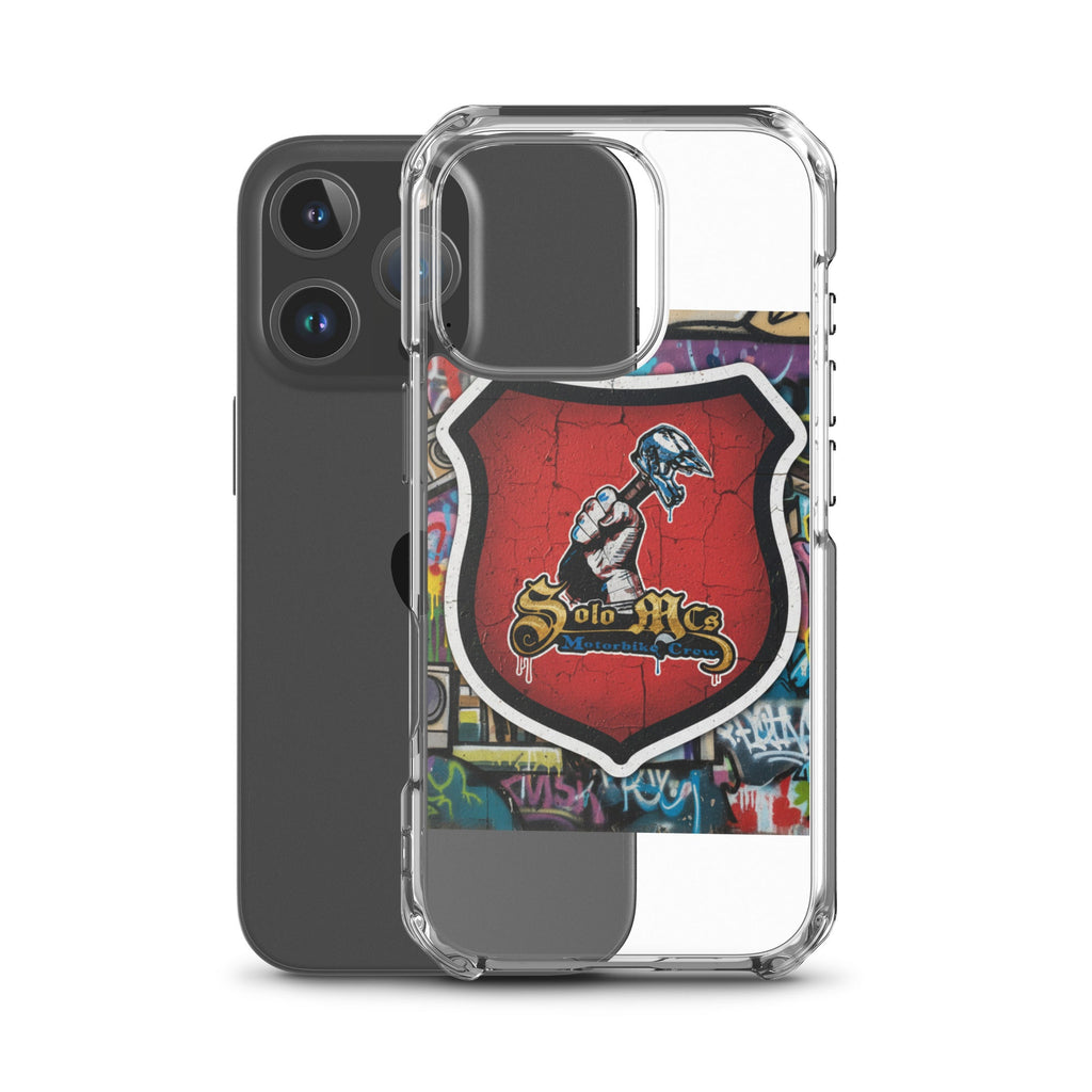 Clear Case for iPhone® - Solo MCs Hip - Hop Motorbike Crew