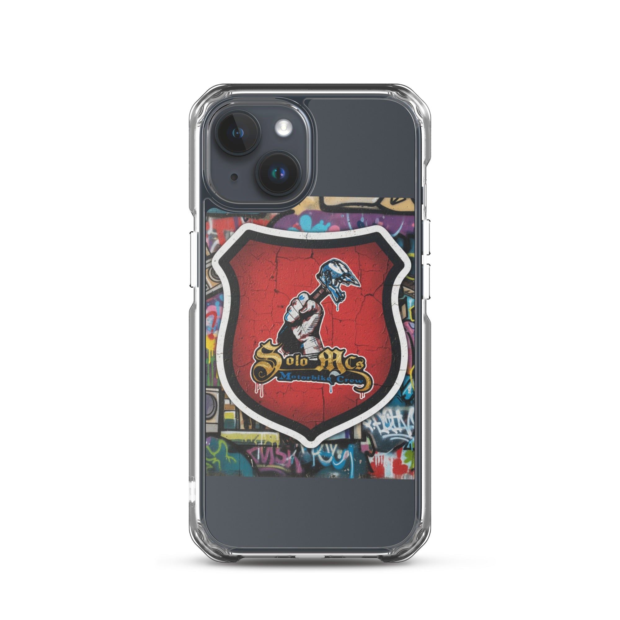 Clear Case for iPhone® - Solo MCs Hip - Hop Motorbike Crew