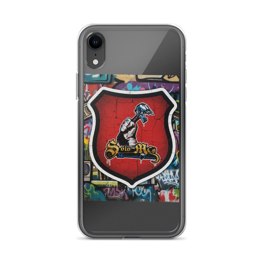Clear Case for iPhone® - Solo MCs Hip - Hop Motorbike Crew