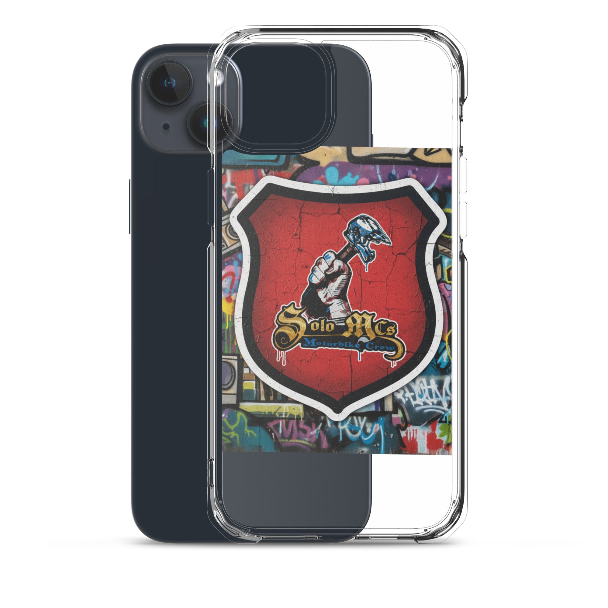 Clear Case for iPhone® - Solo MCs Hip - Hop Motorbike Crew