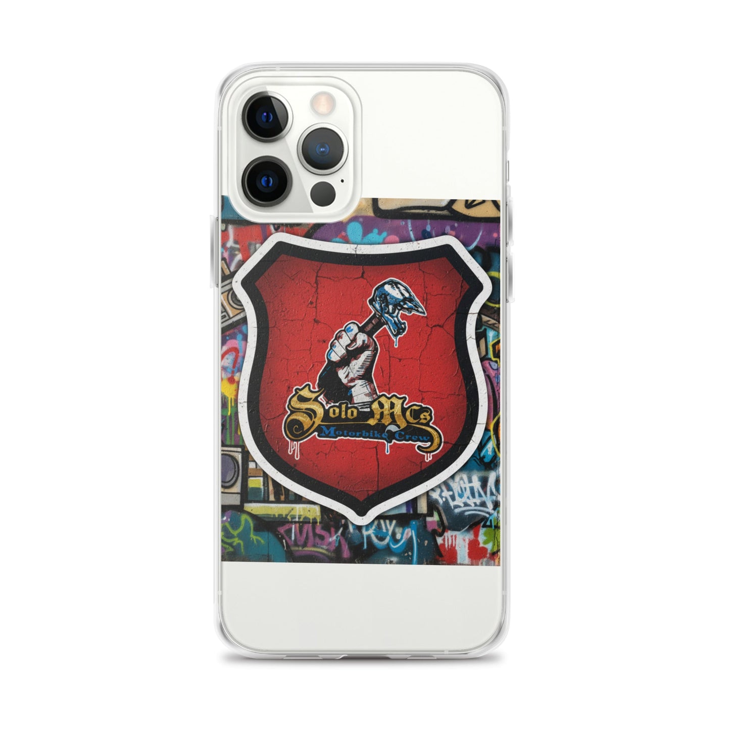 Clear Case for iPhone® - Solo MCs Hip - Hop Motorbike Crew