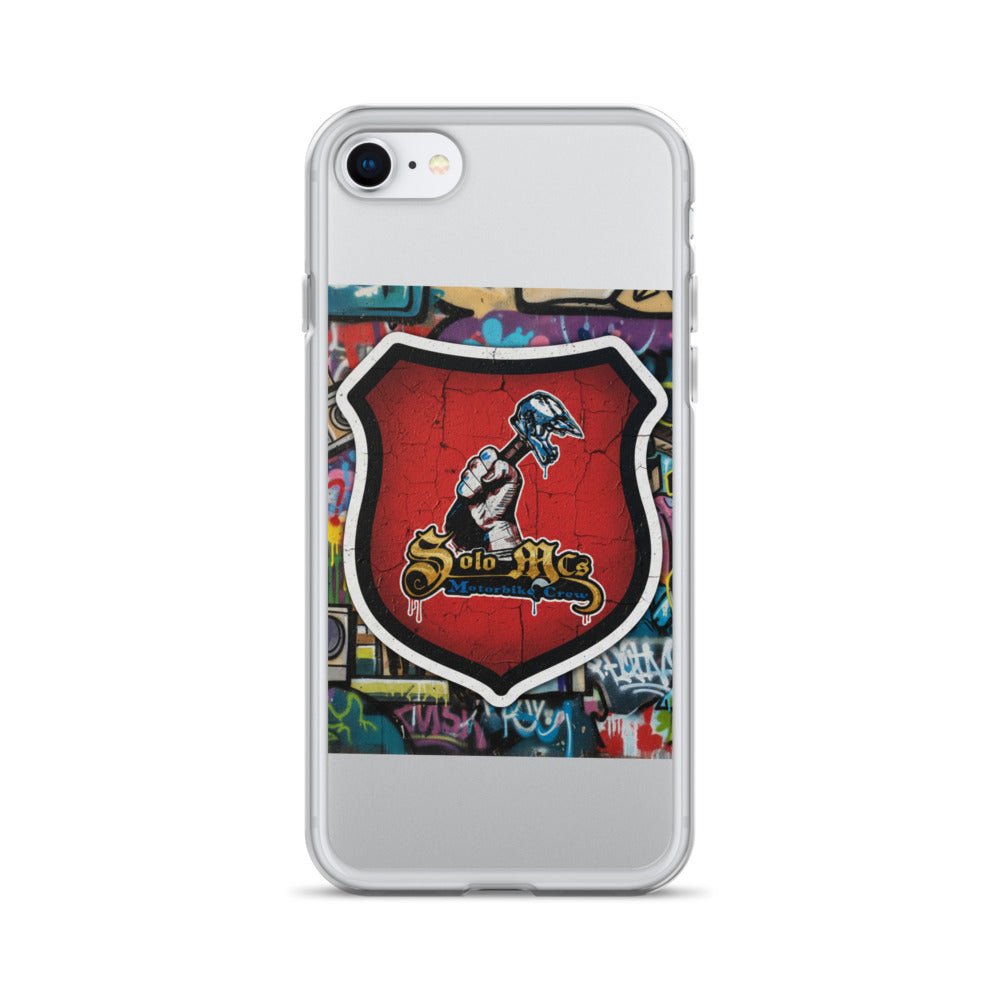 Clear Case for iPhone® - Solo MCs Hip - Hop Motorbike Crew