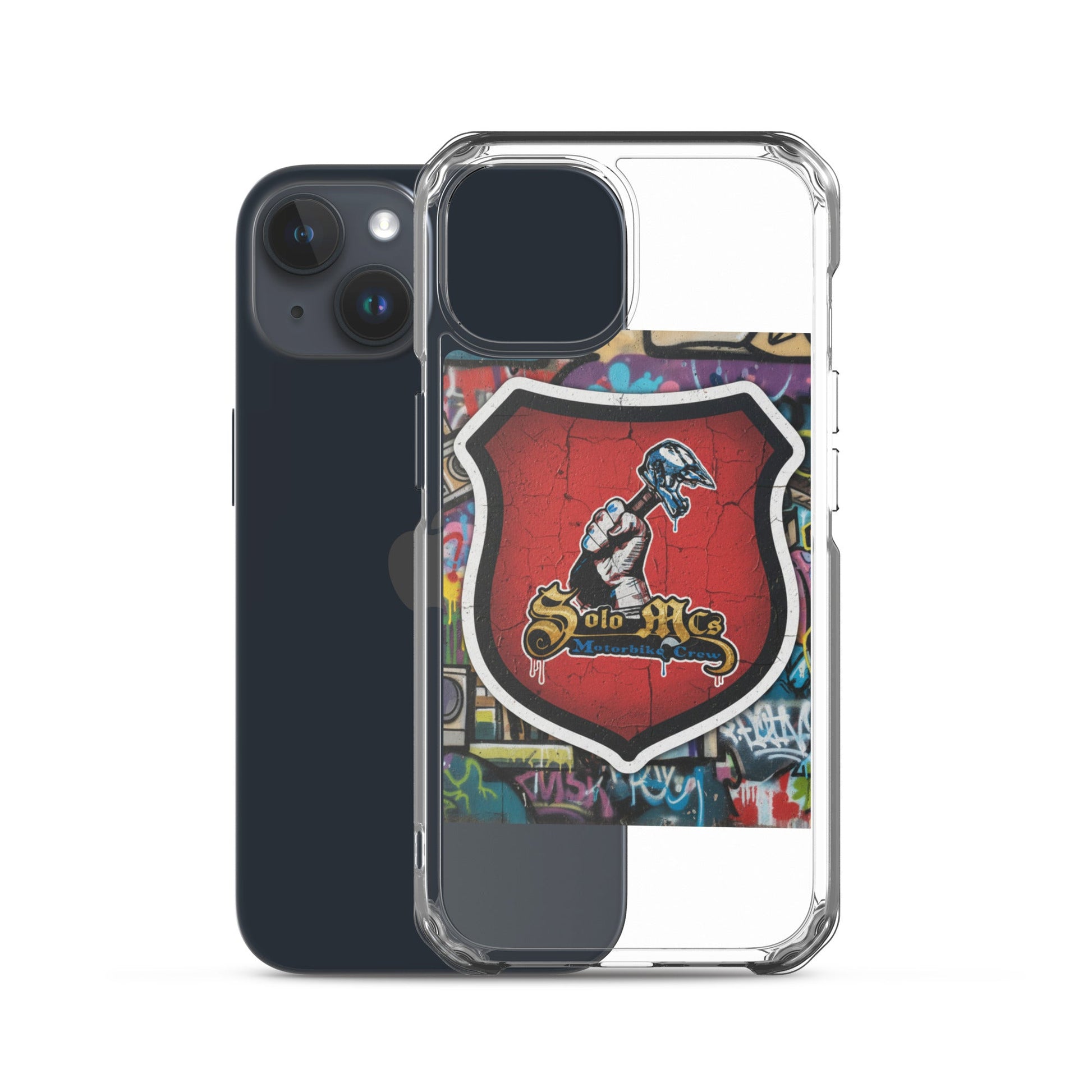 Clear Case for iPhone® - Solo MCs Hip - Hop Motorbike Crew